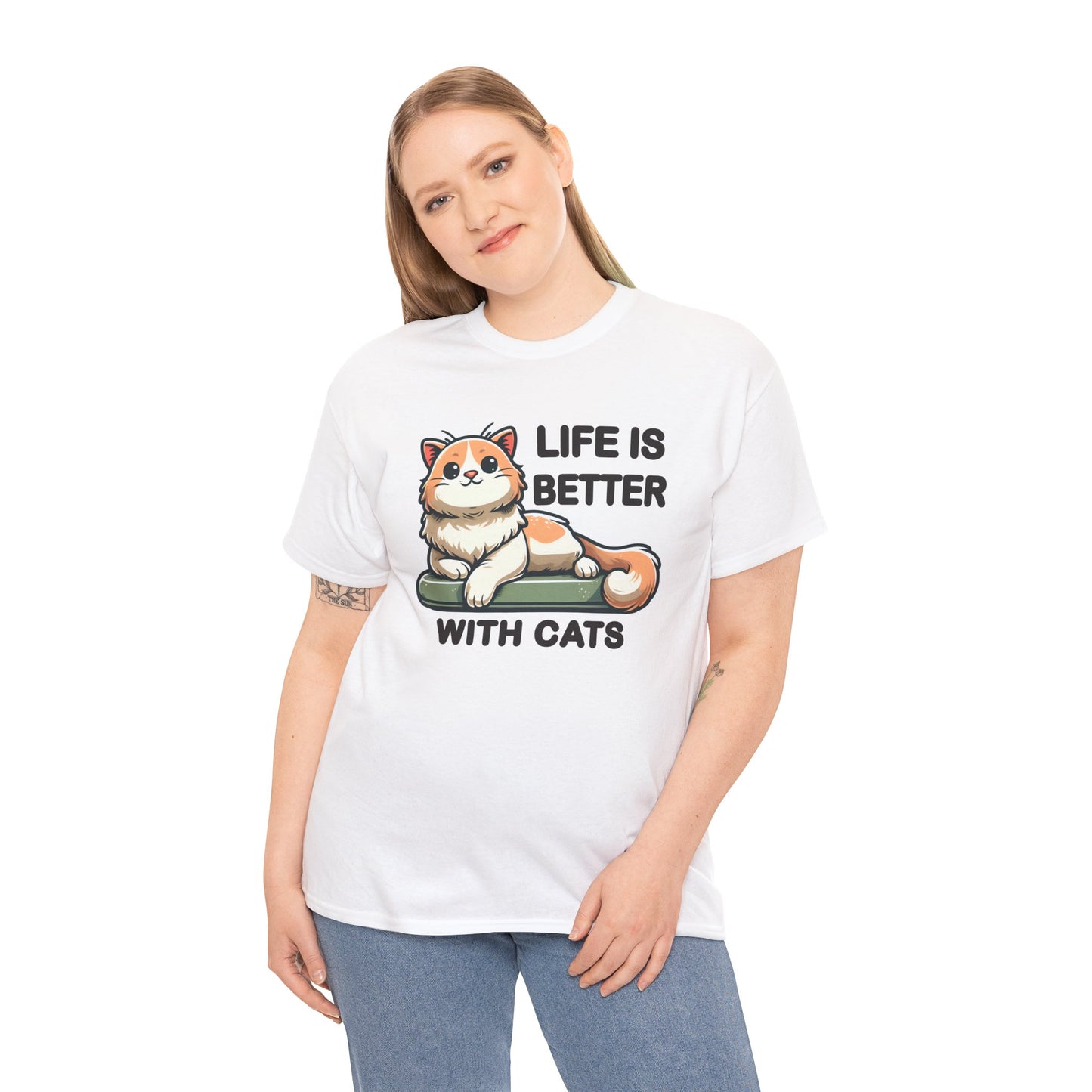 Life is Better with Cats T-Shirt