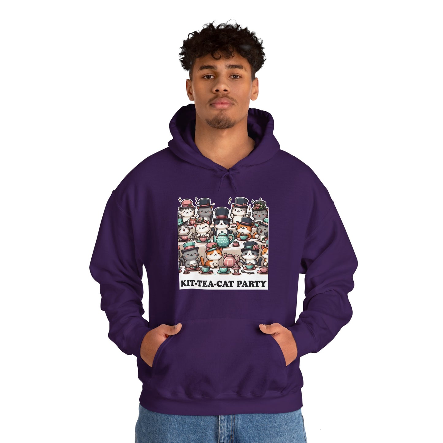 Kit-Tea-Cat Party Hoodie