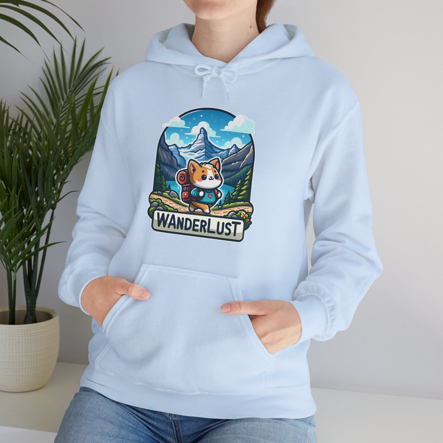 Wanderlust Gender-Neutral Hoodie
