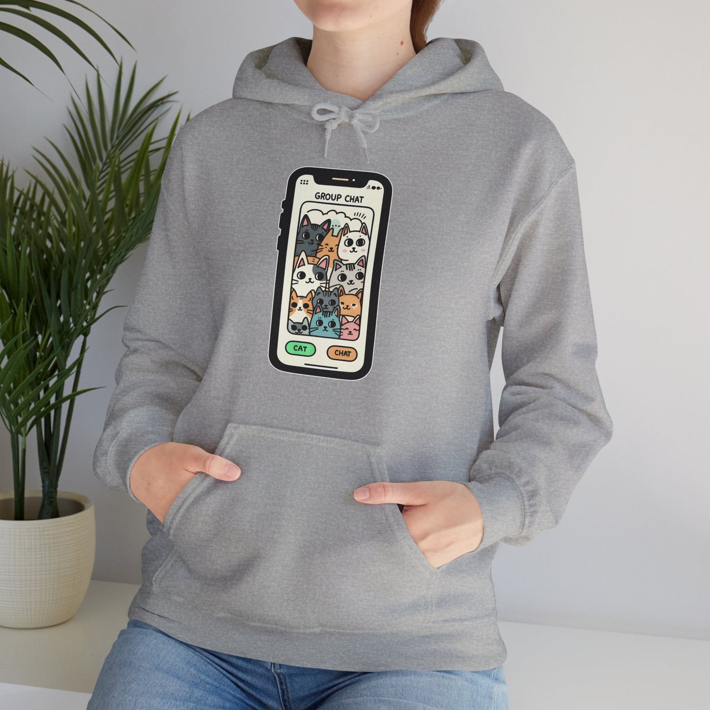 Group Chat Gender-Neutral Hoodie
