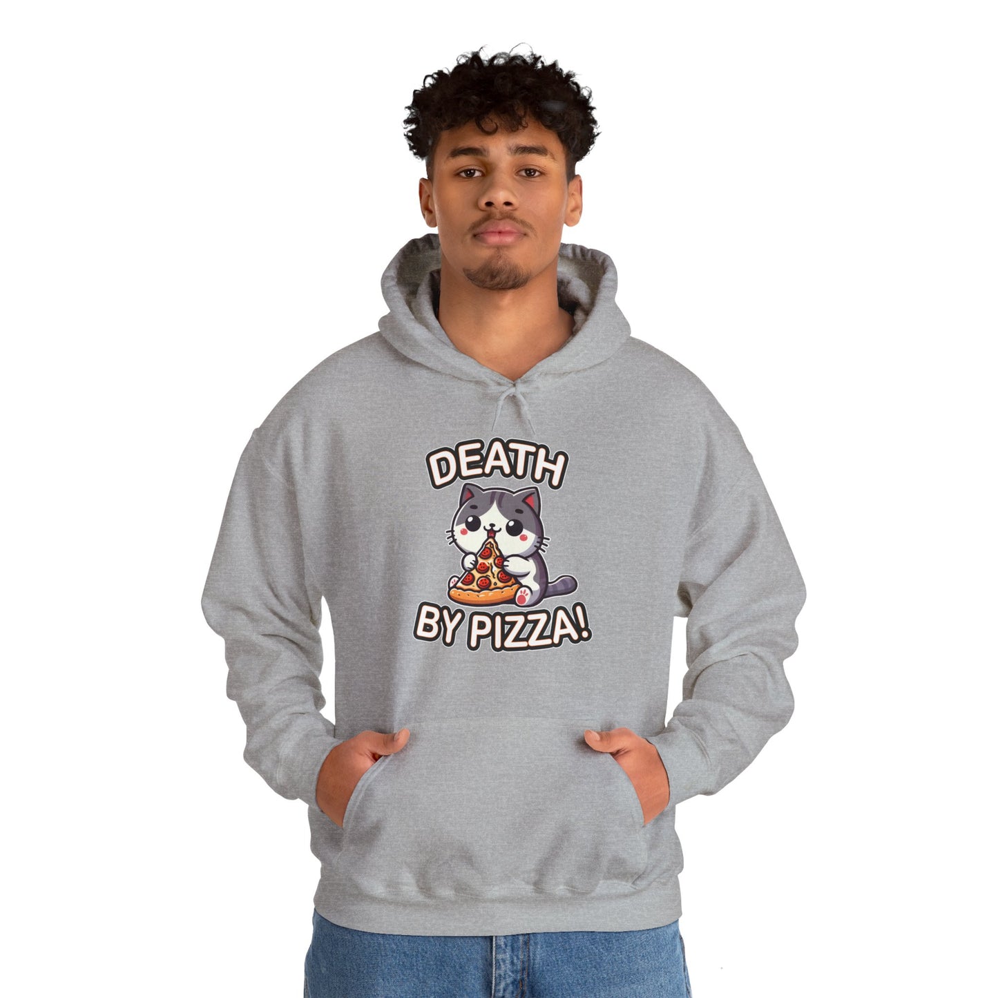 Death by Pizza Gender-Neutral Hoodie