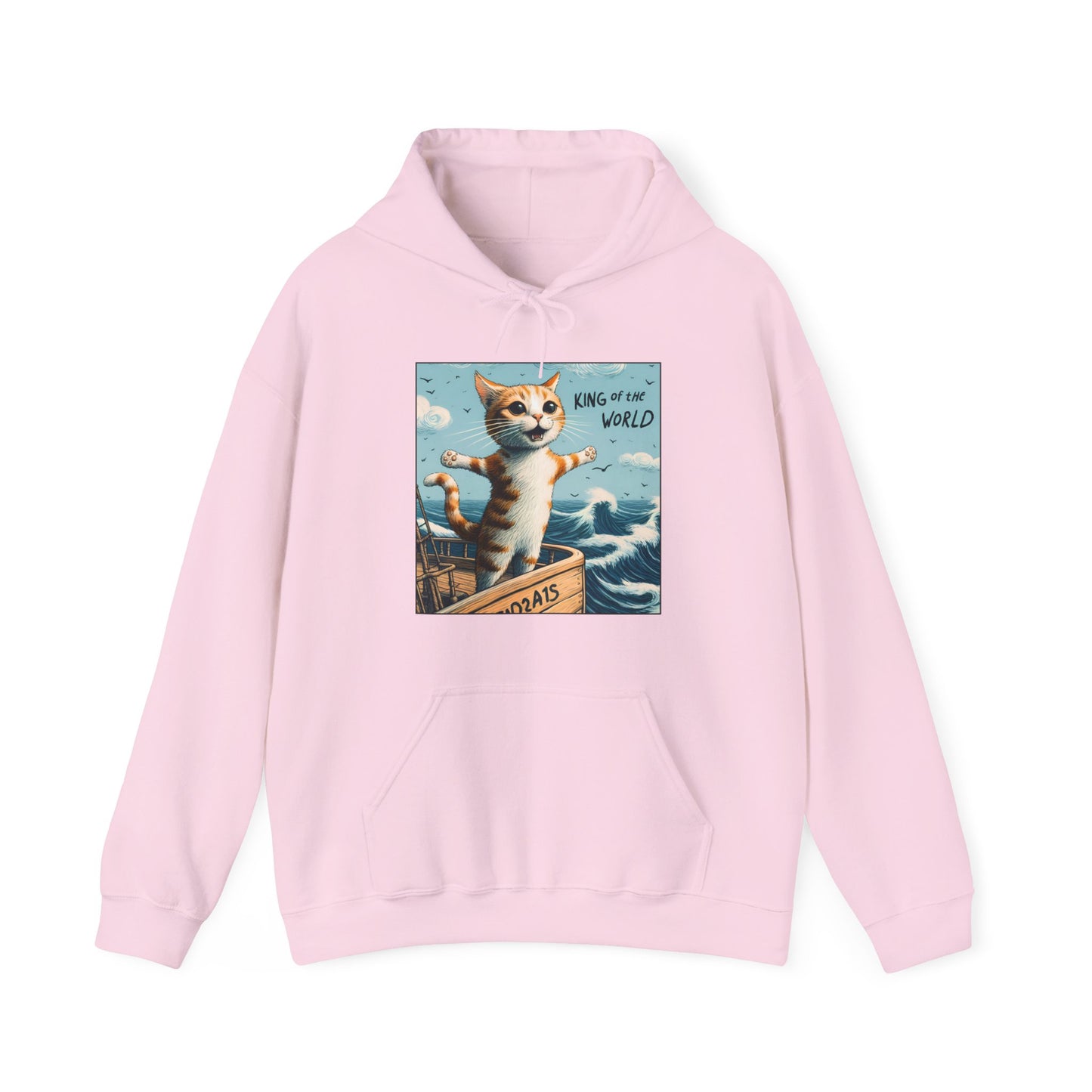 King of the World Gender-Neutral Hoodie
