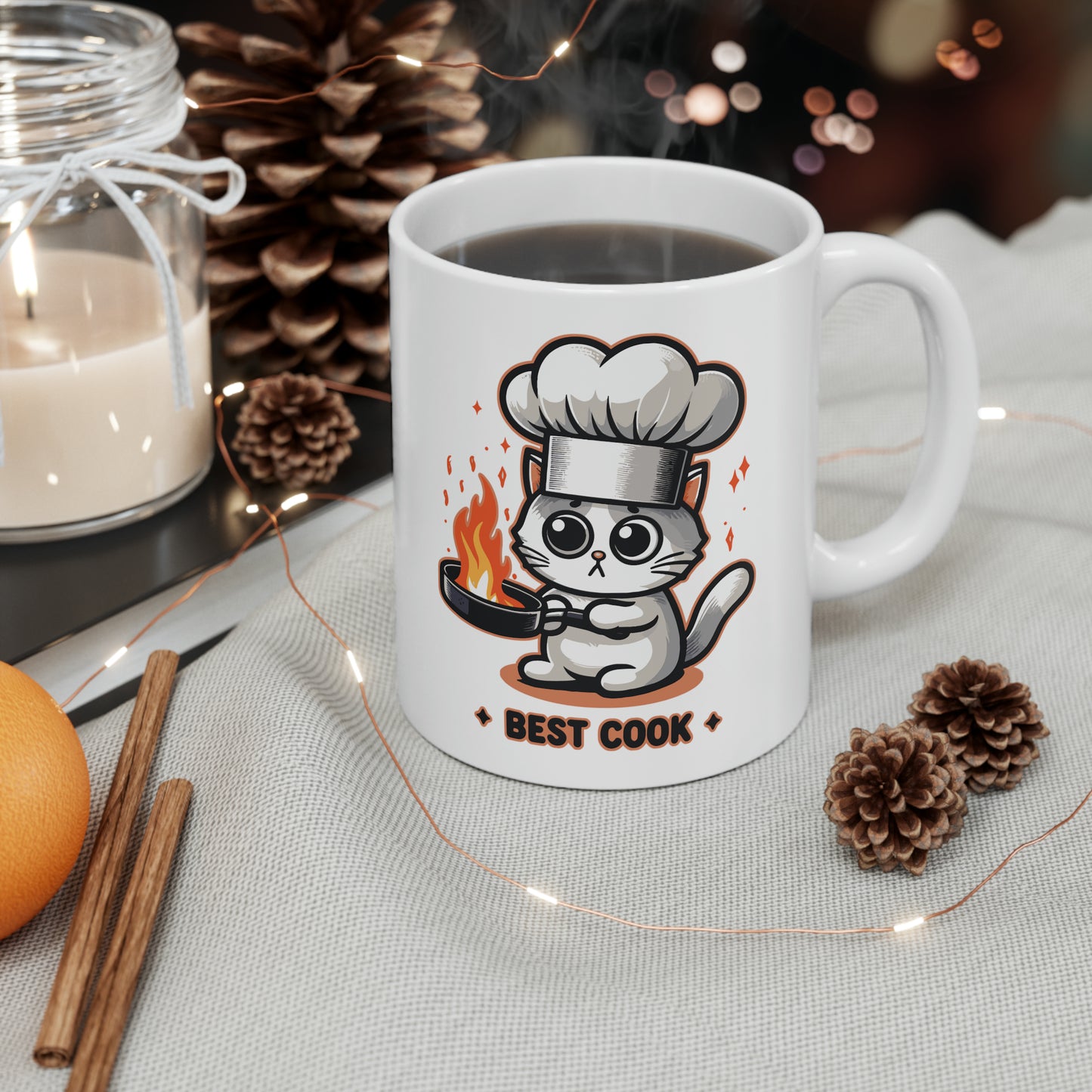 Best Cook Cat Mug
