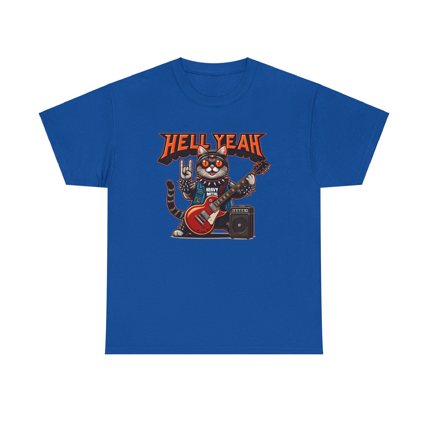 Heavy Metal Cat Unisex T-shirt