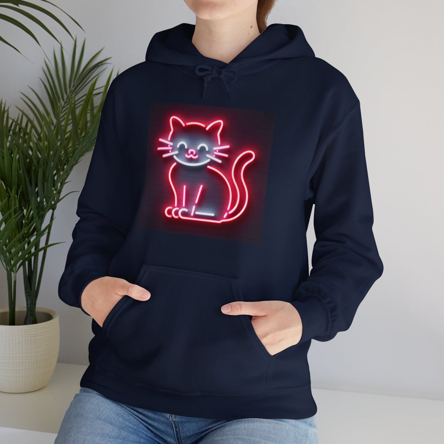 Neon Cat Hoodie