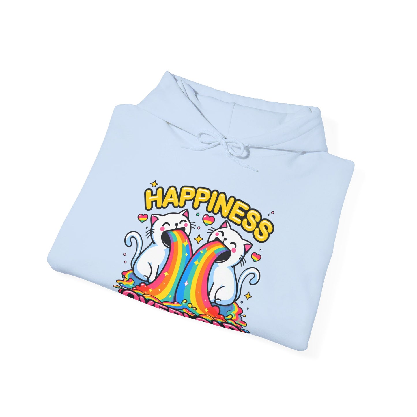 Happiness Overload Gender-Neutral Hoodie