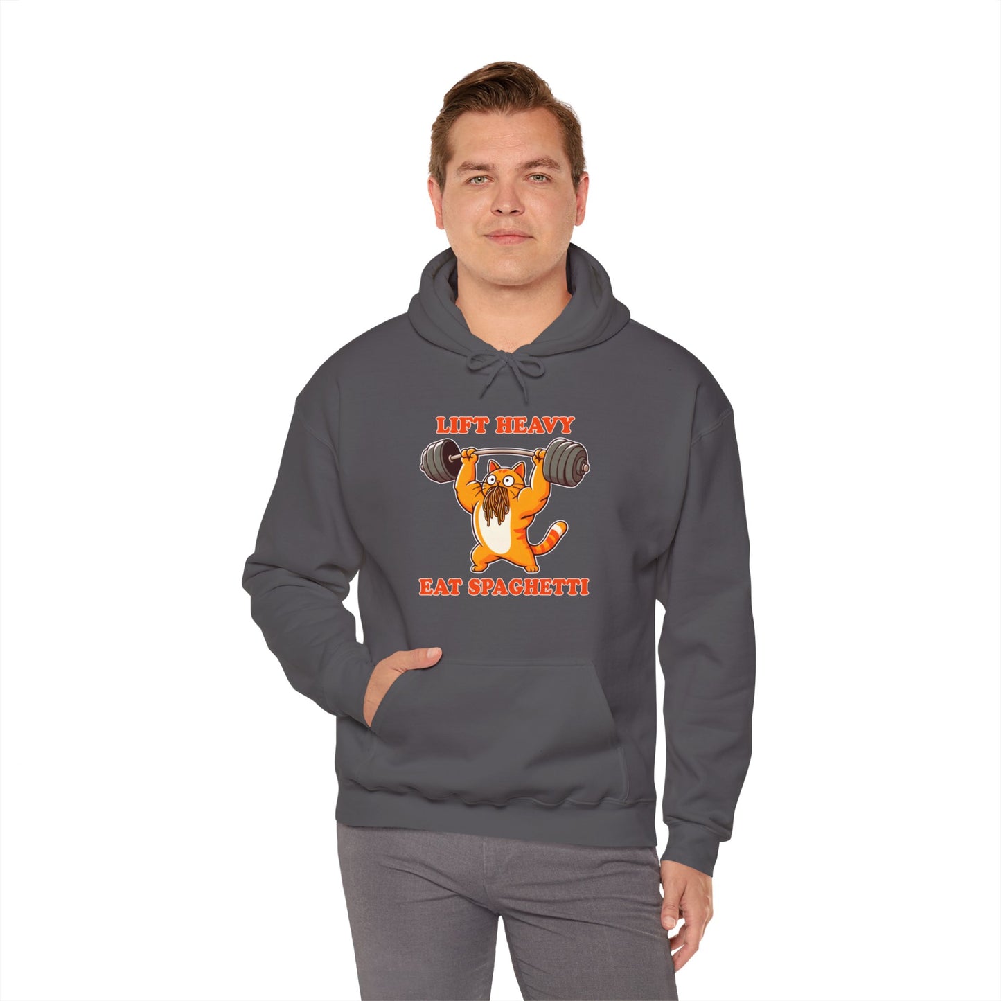 Lift Heavy, Eat Spaghetti Hoodie