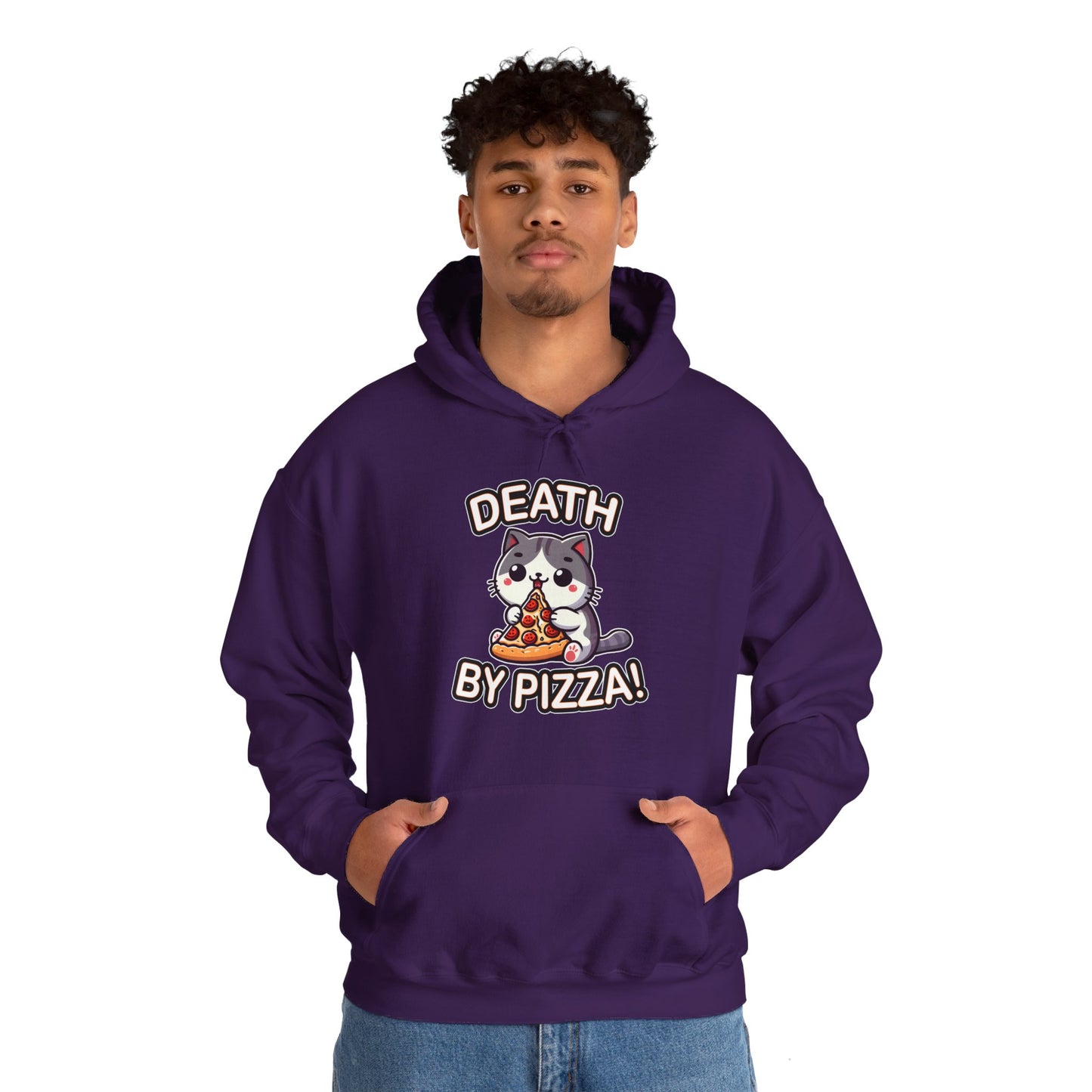 Death by Pizza Gender-Neutral Hoodie