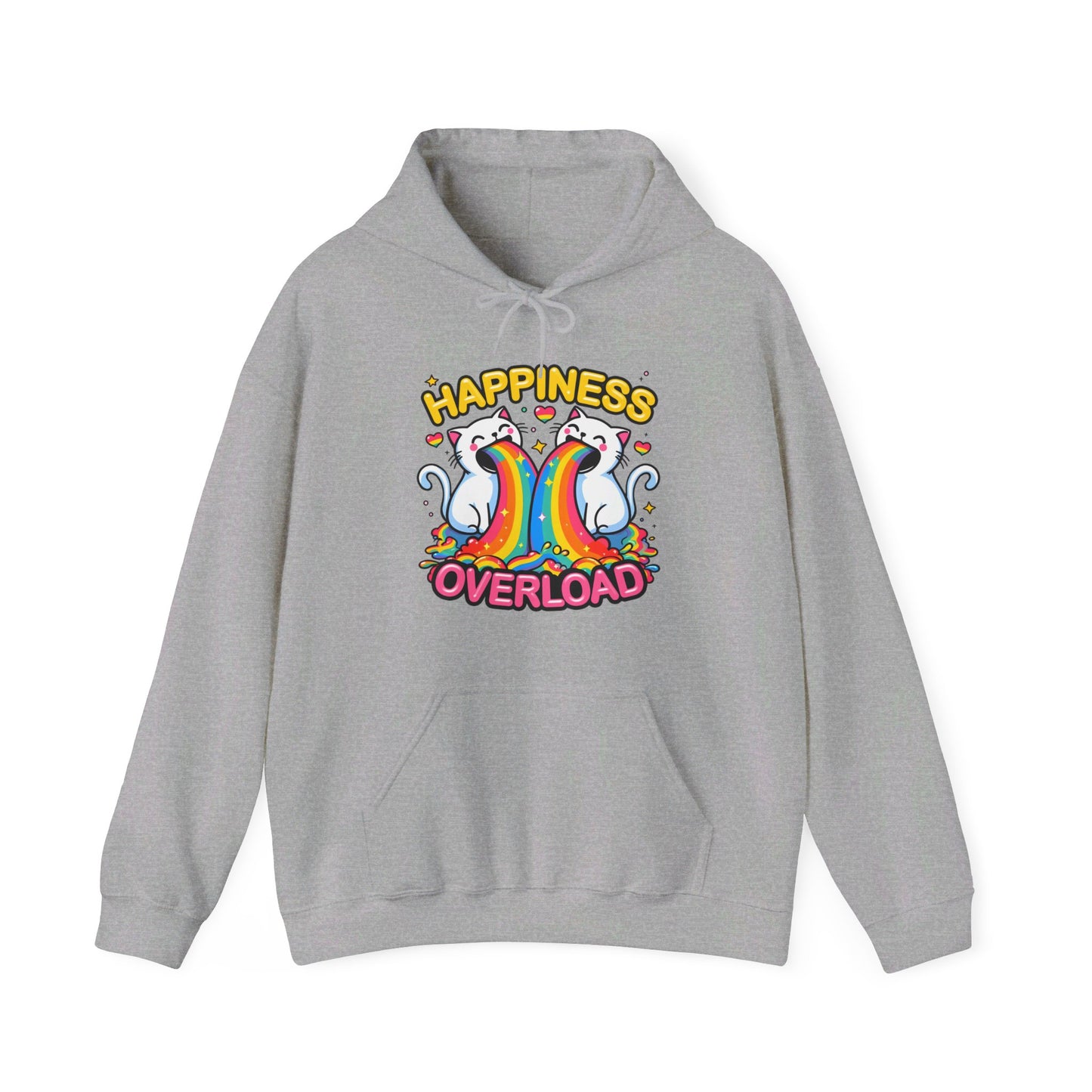 Happiness Overload Gender-Neutral Hoodie
