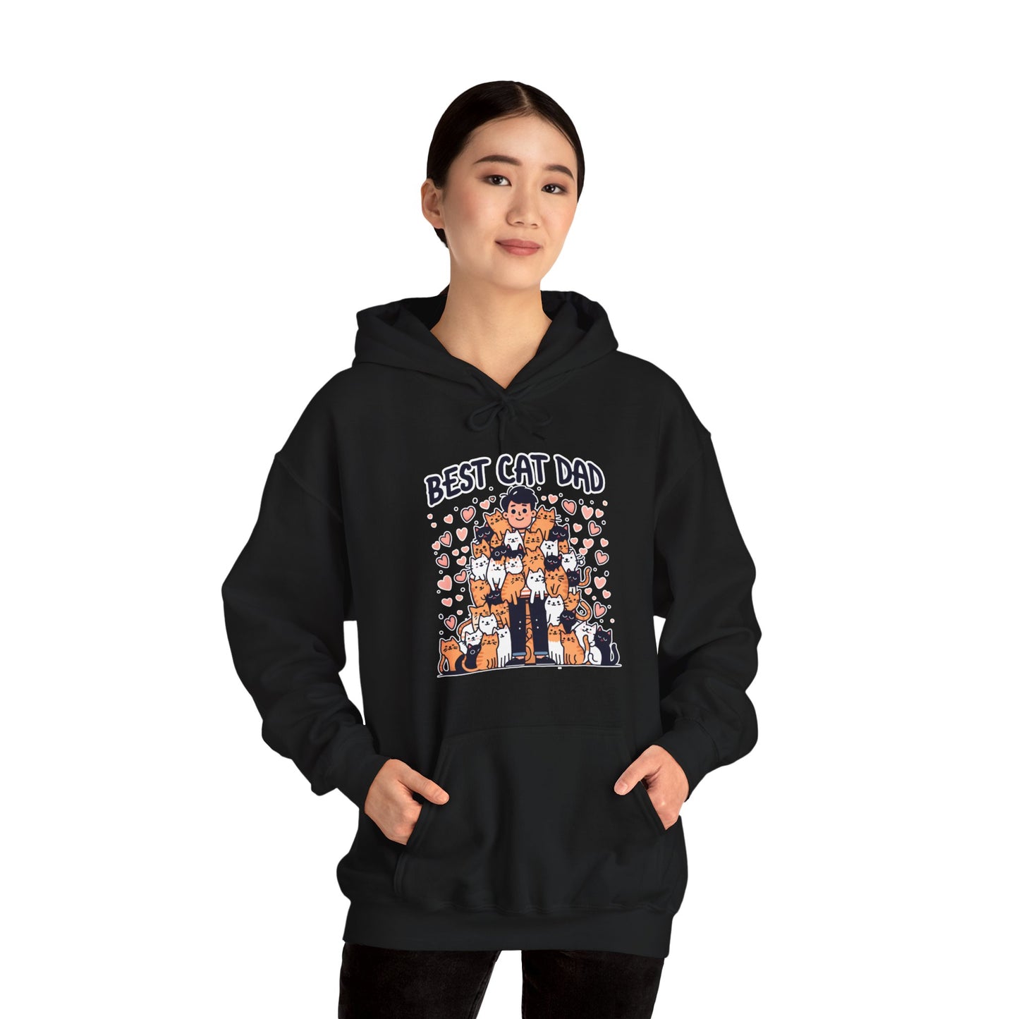 Best Cat Dad Gender-Neutral Hoodie