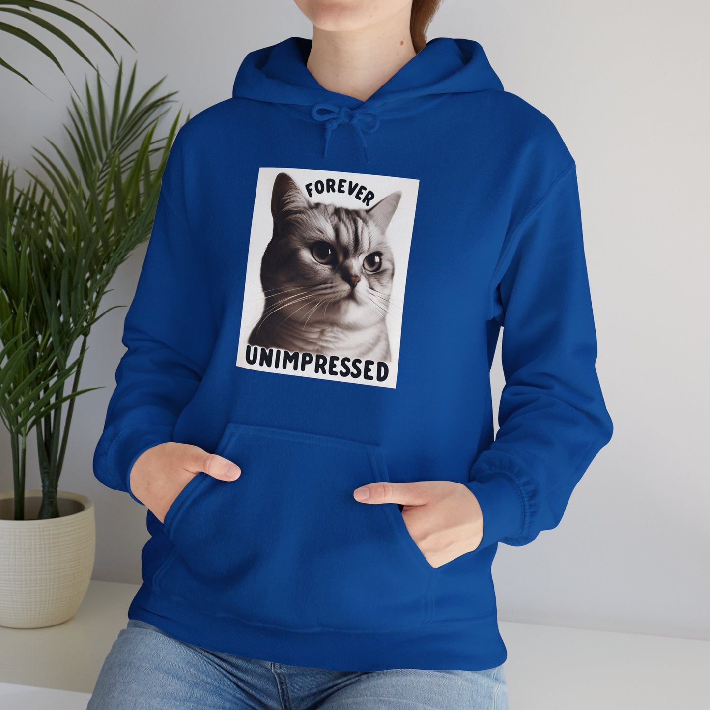Forever Unimpressed Gender-Neutral Hoodie