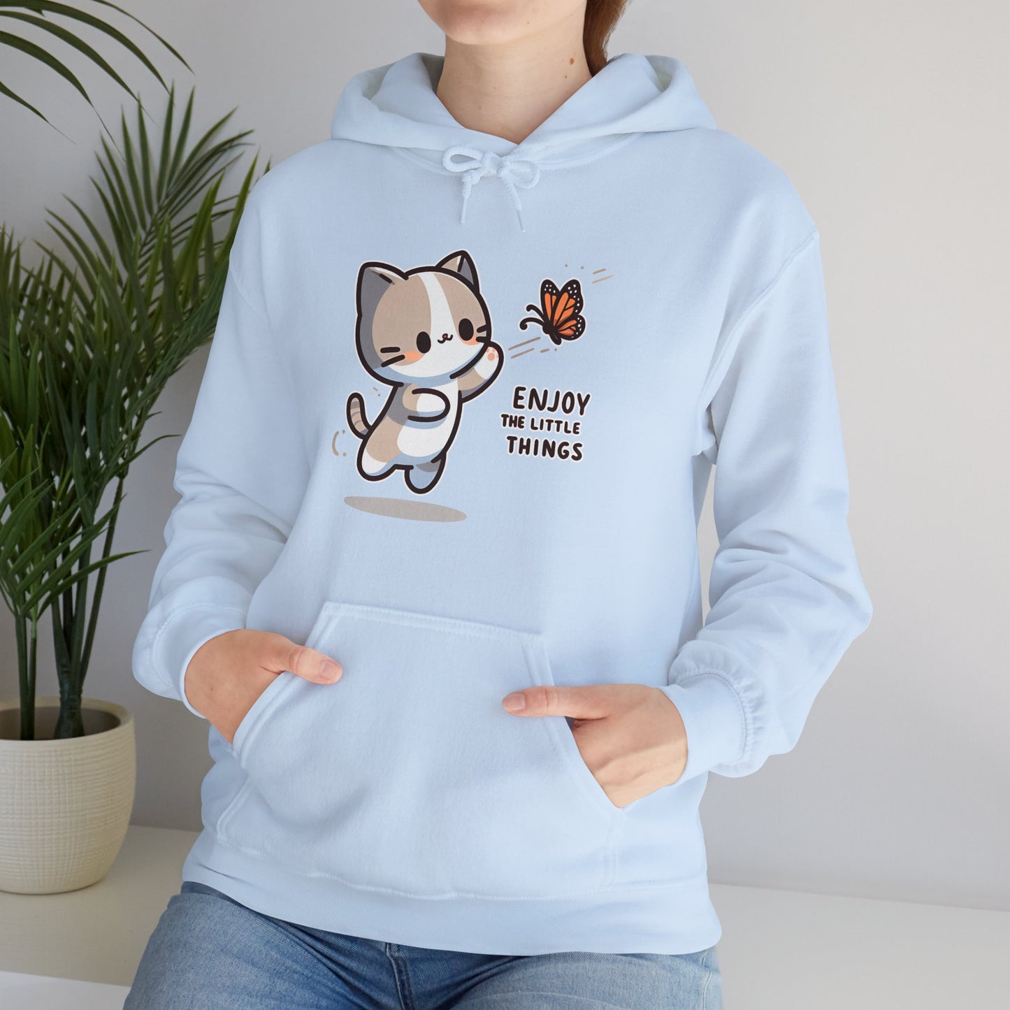 Enjoy the Little Things Gender-Neutral Hoodie