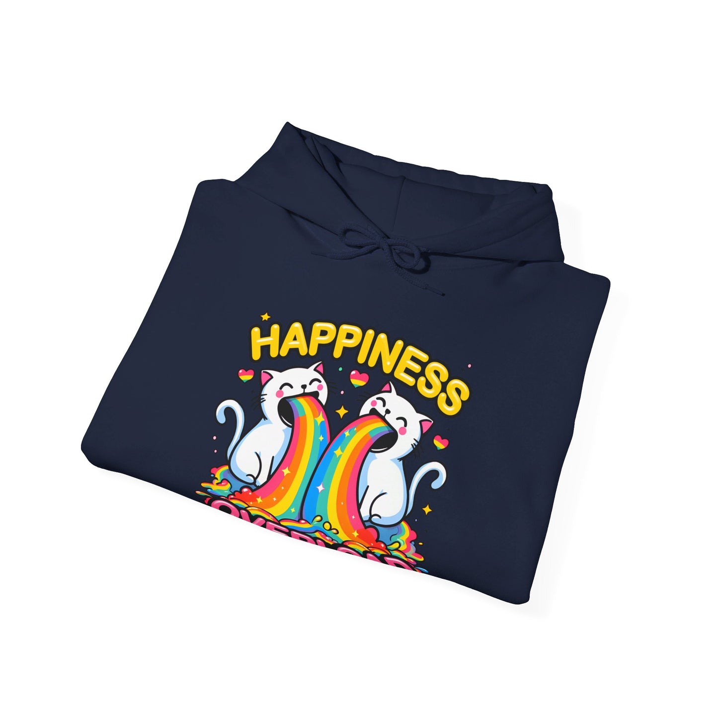 Happiness Overload Gender-Neutral Hoodie