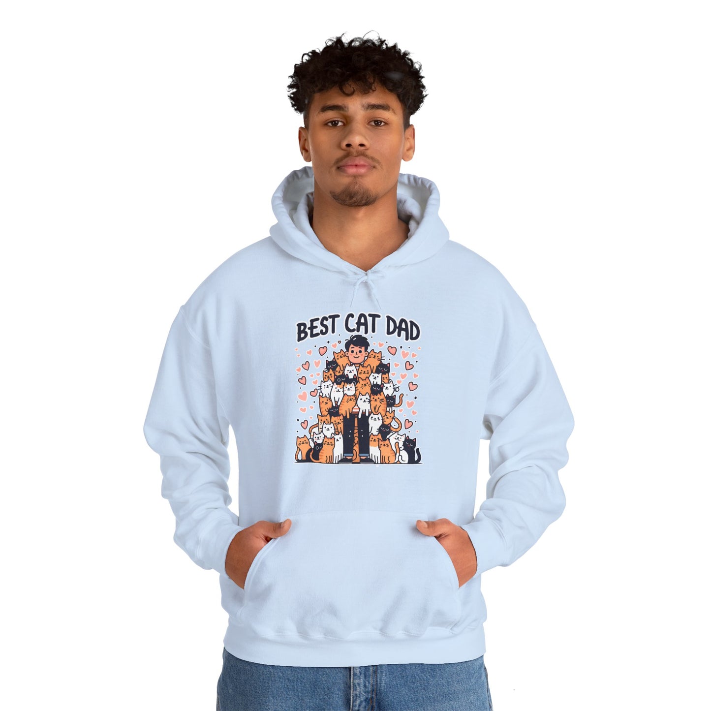 Best Cat Dad Gender-Neutral Hoodie
