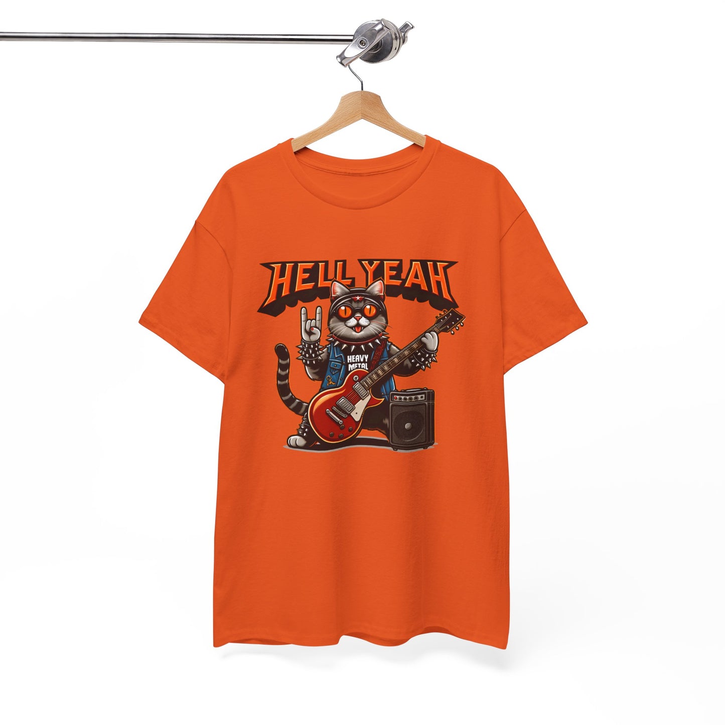 Heavy Metal Cat Unisex T-shirt