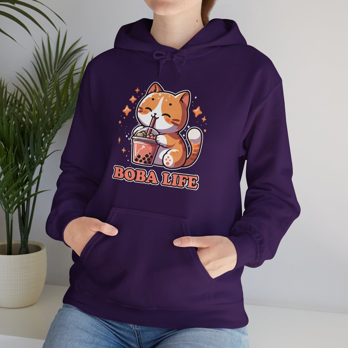 Boba Life Cat Hoodie