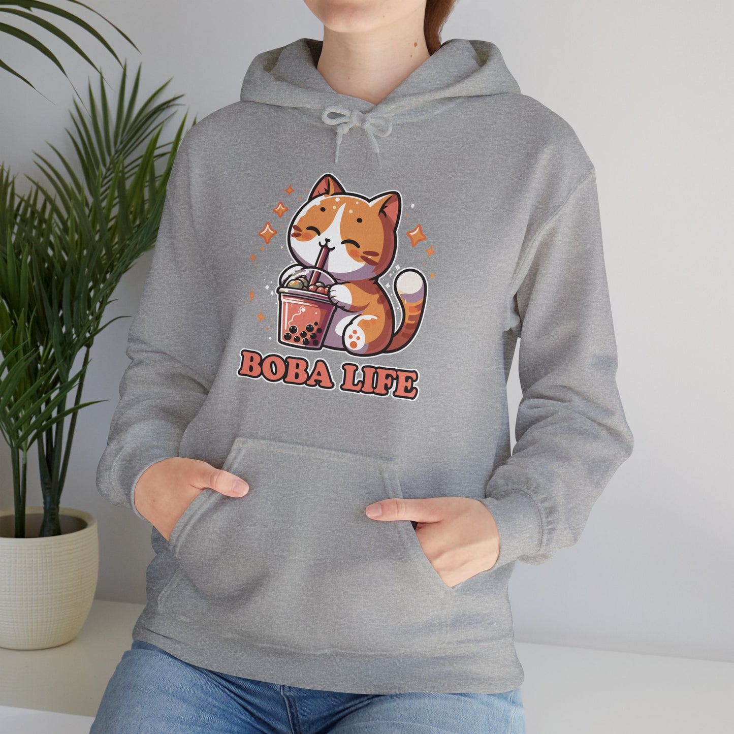 Boba Life Cat Hoodie