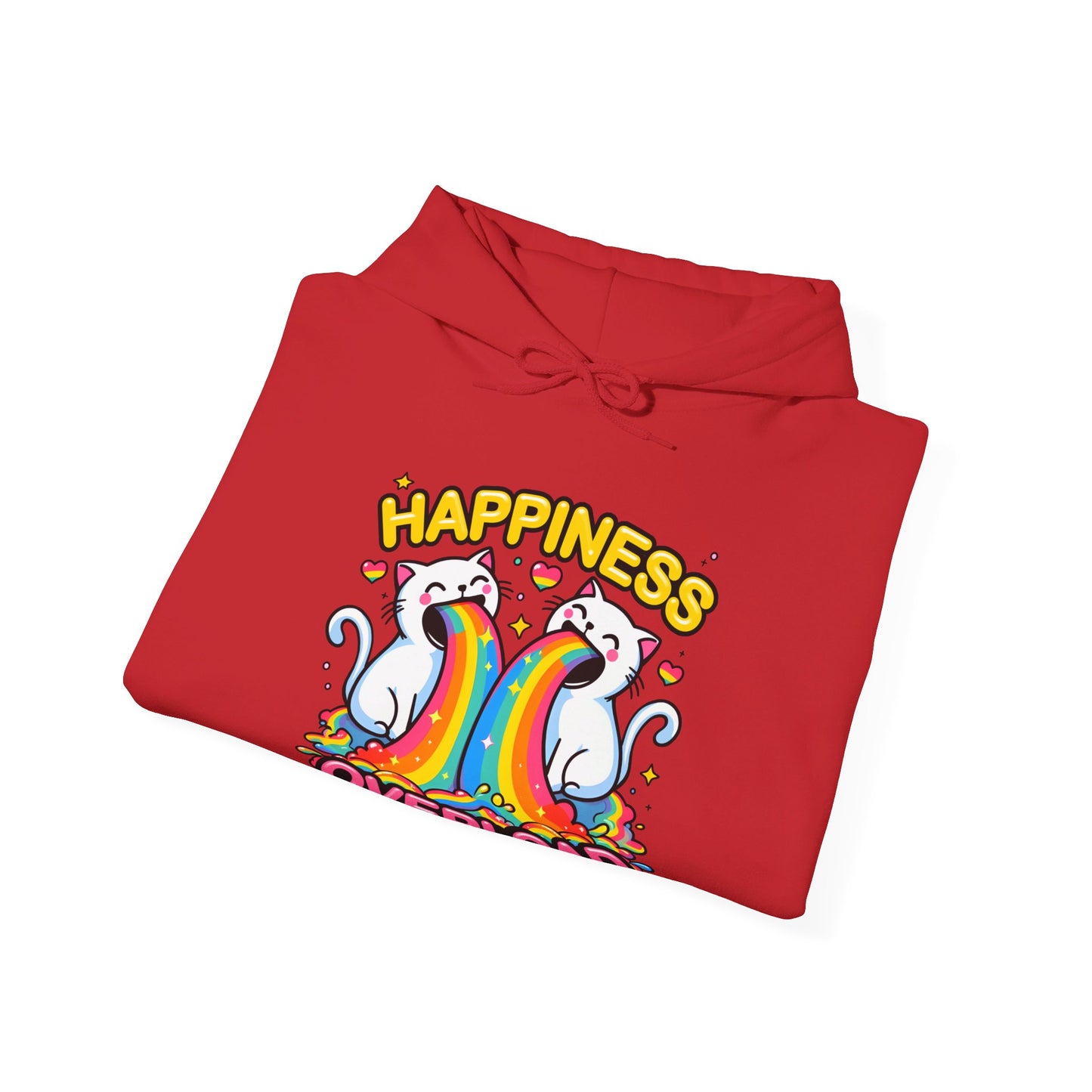 Happiness Overload Gender-Neutral Hoodie