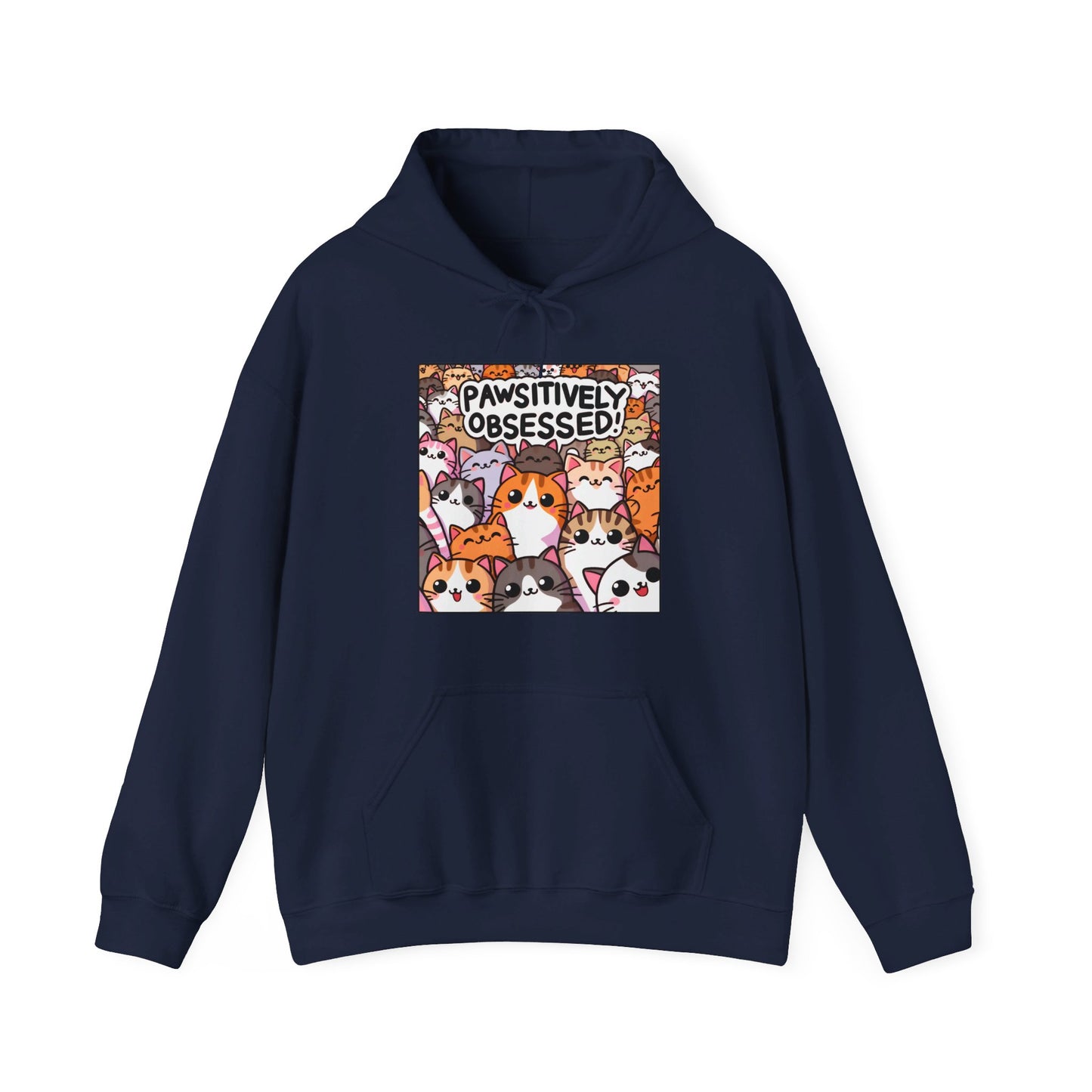 Pawsitively Obsessed Gender-Neutral Hoodie