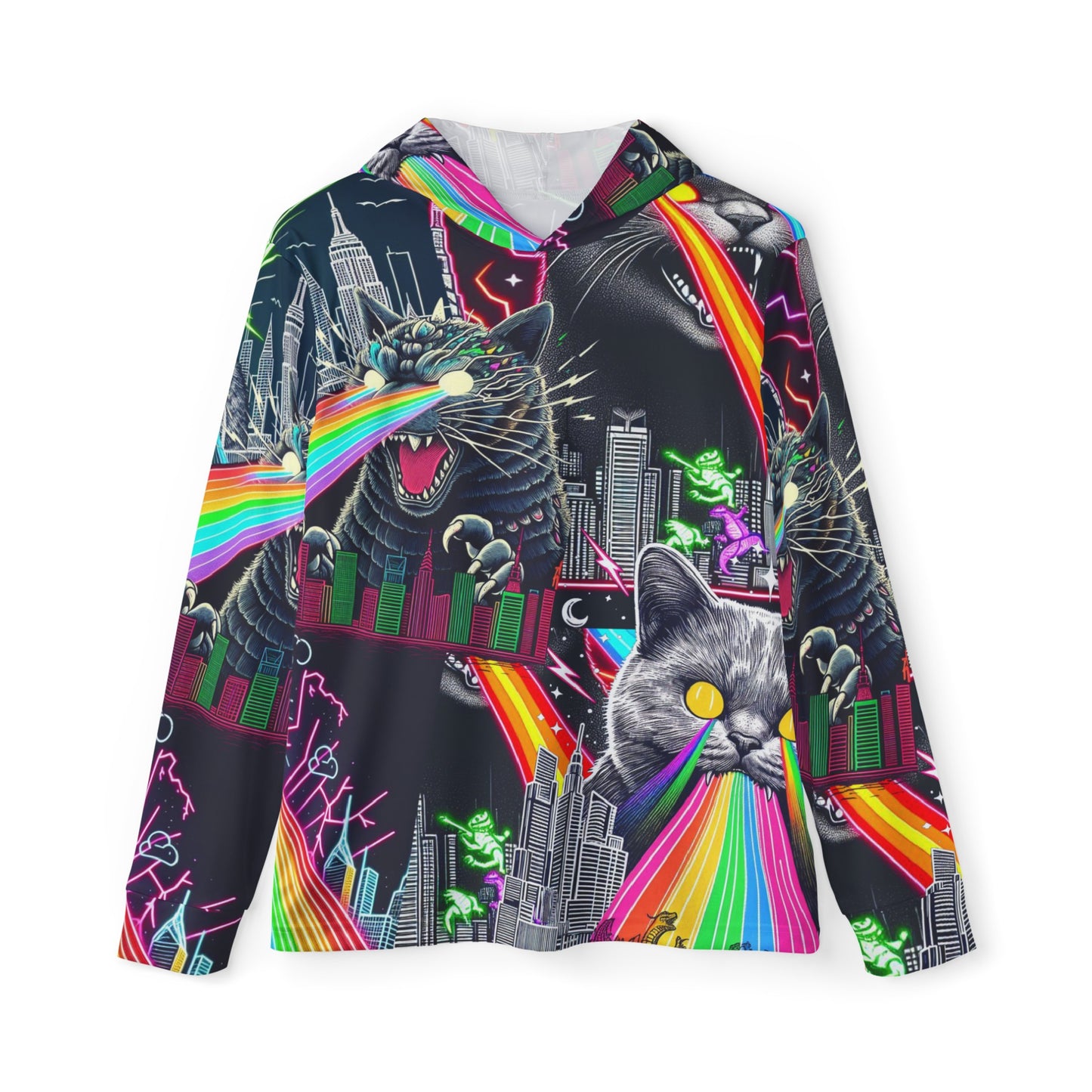 Godzilla Cat Unisex Lightweight Hoodie
