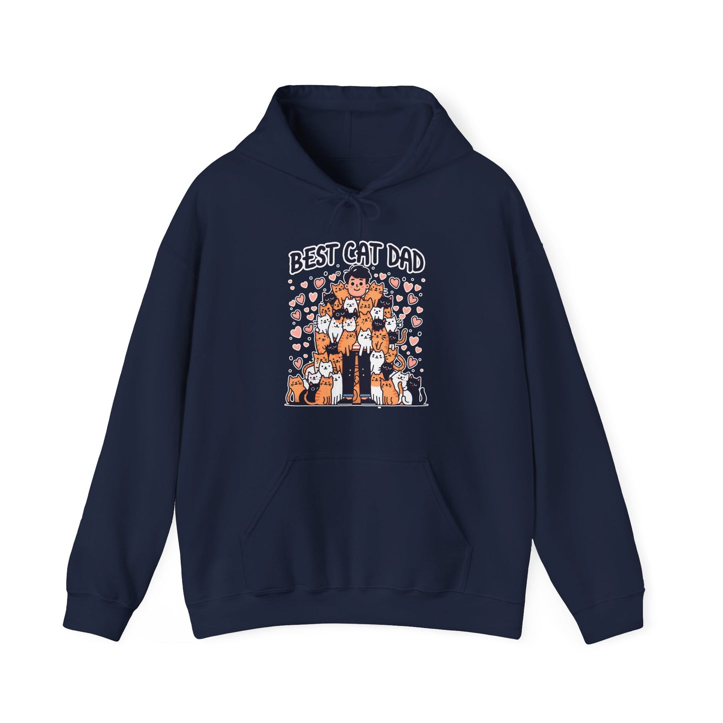 Best Cat Dad Gender-Neutral Hoodie