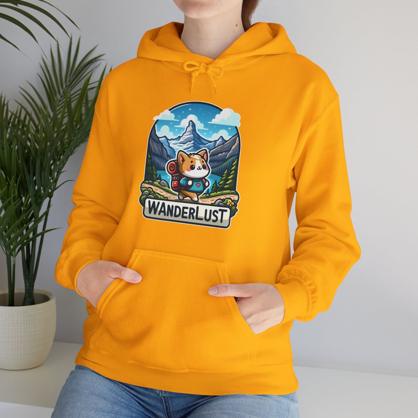 Wanderlust Gender-Neutral Hoodie