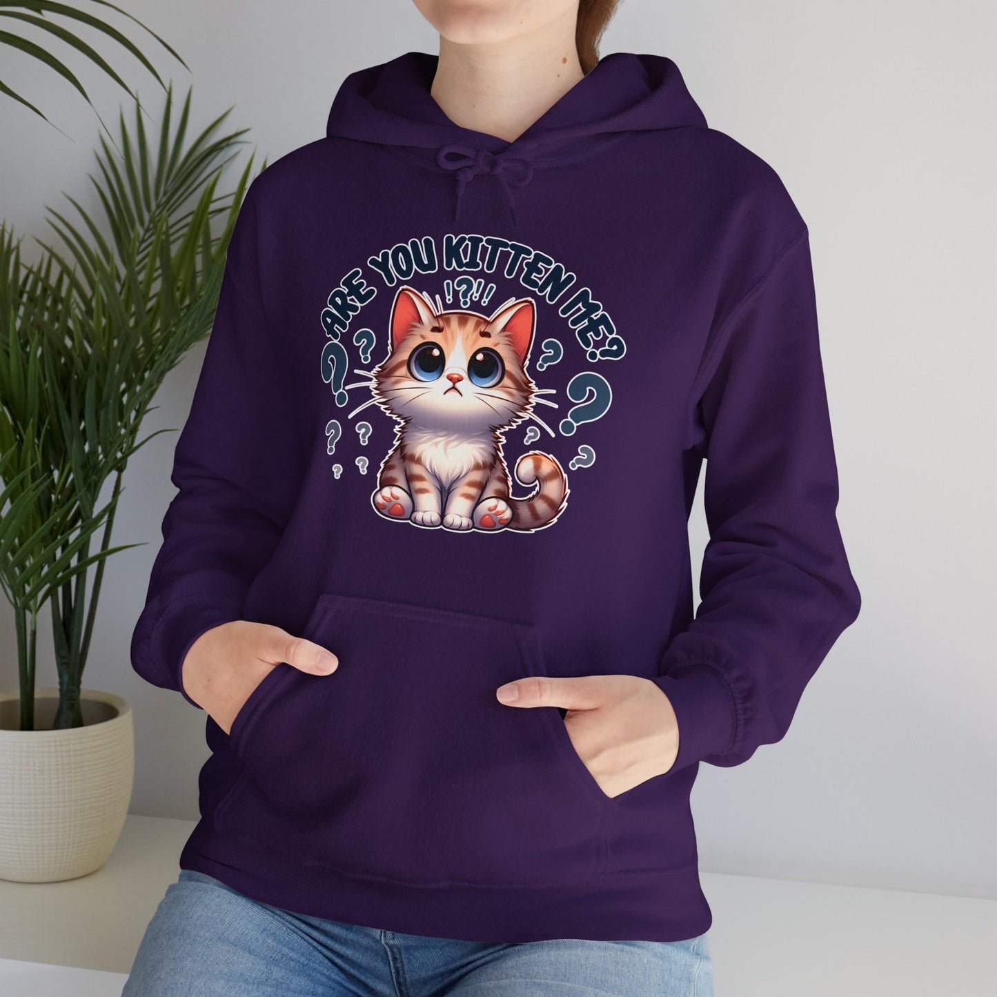 Are You Kitten Me? Gender-Neutral Hoodie
