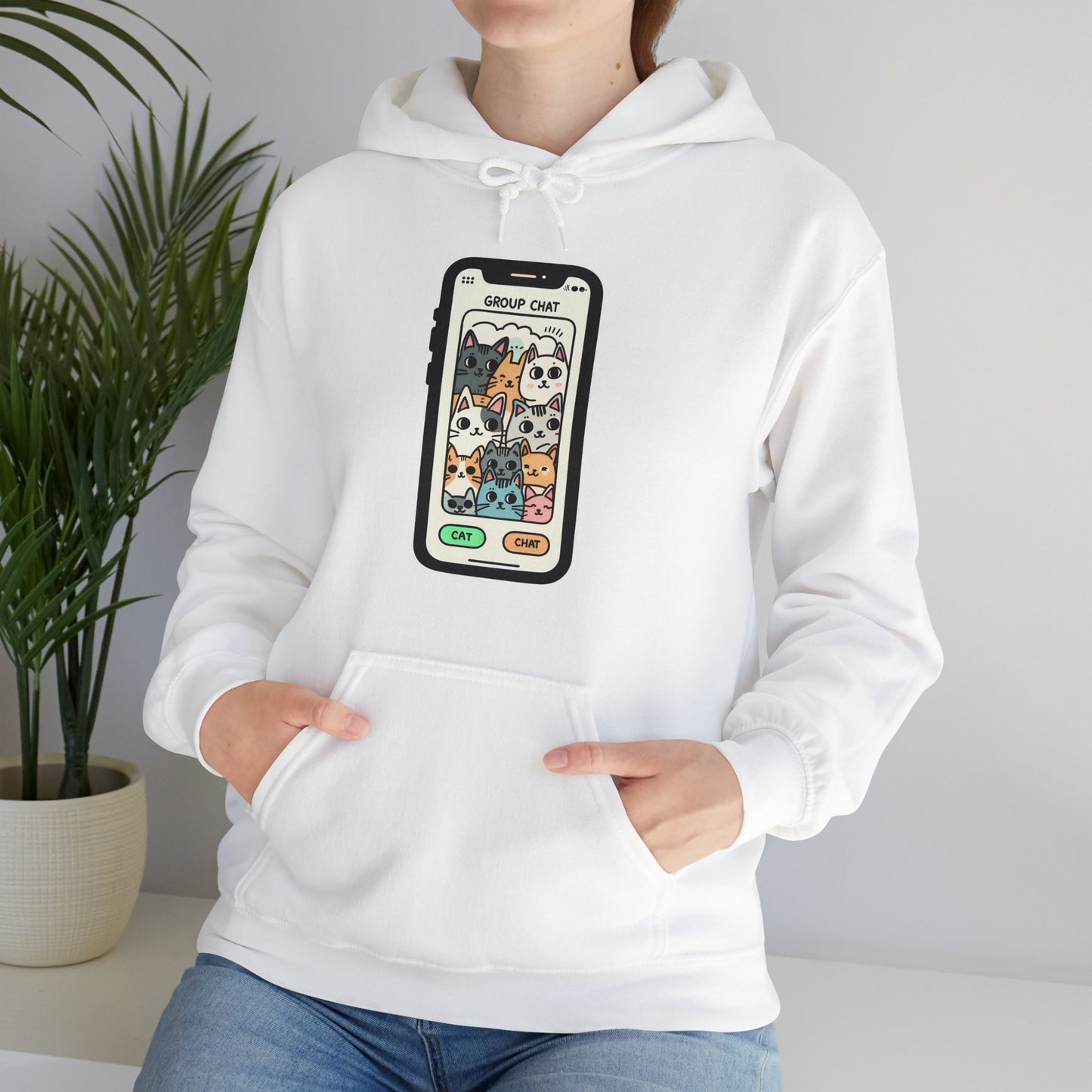 Group Chat Gender-Neutral Hoodie