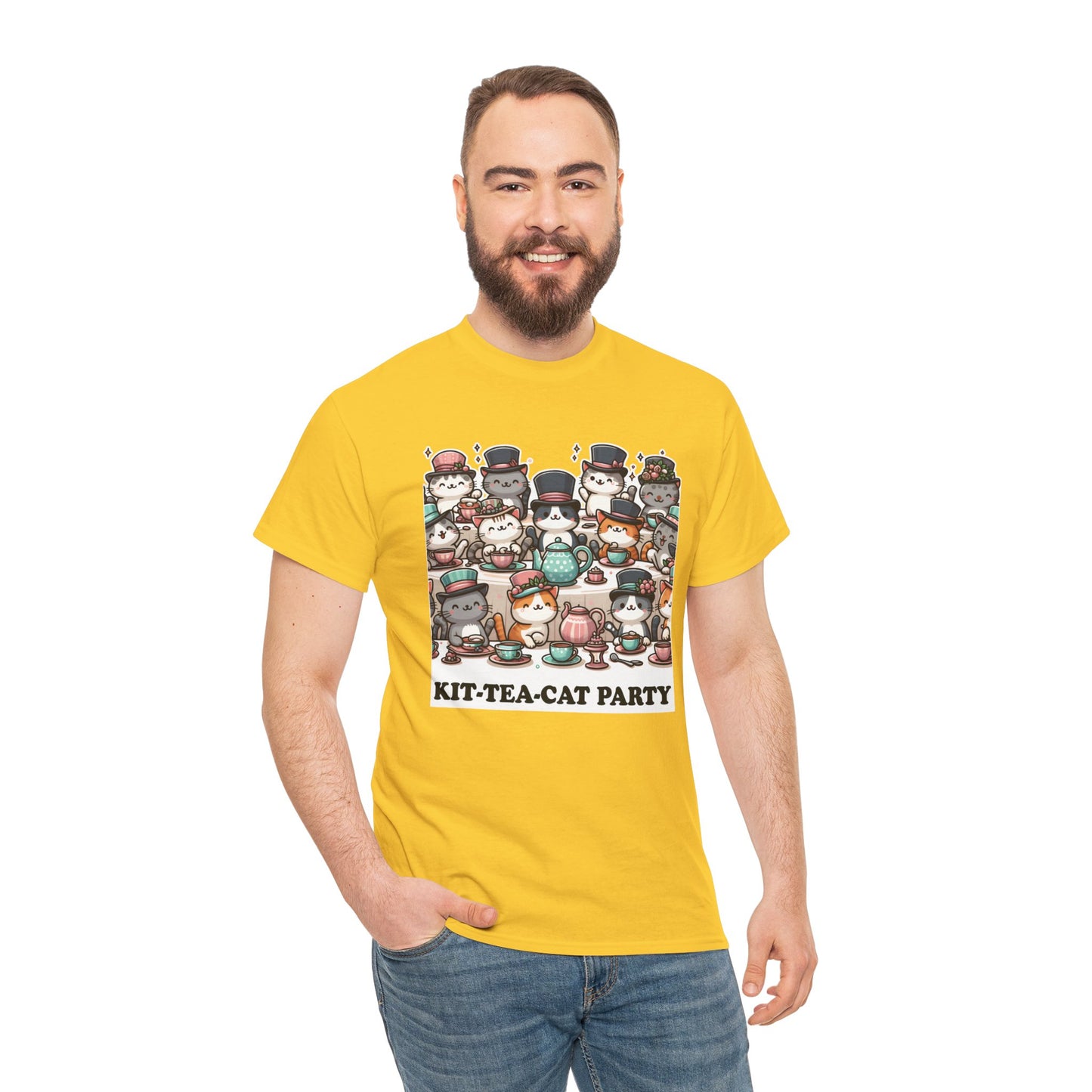 Kit-Tea-Cat Party T-Shirt