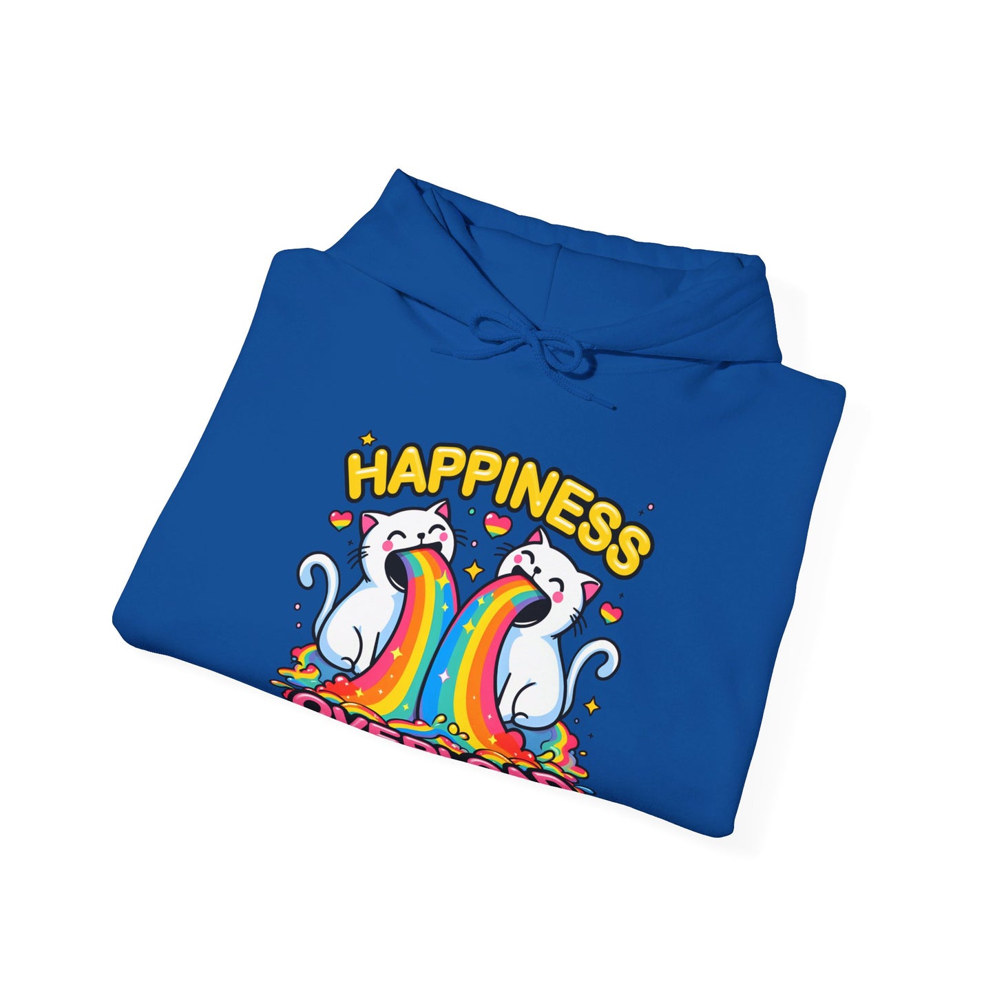 Happiness Overload Gender-Neutral Hoodie