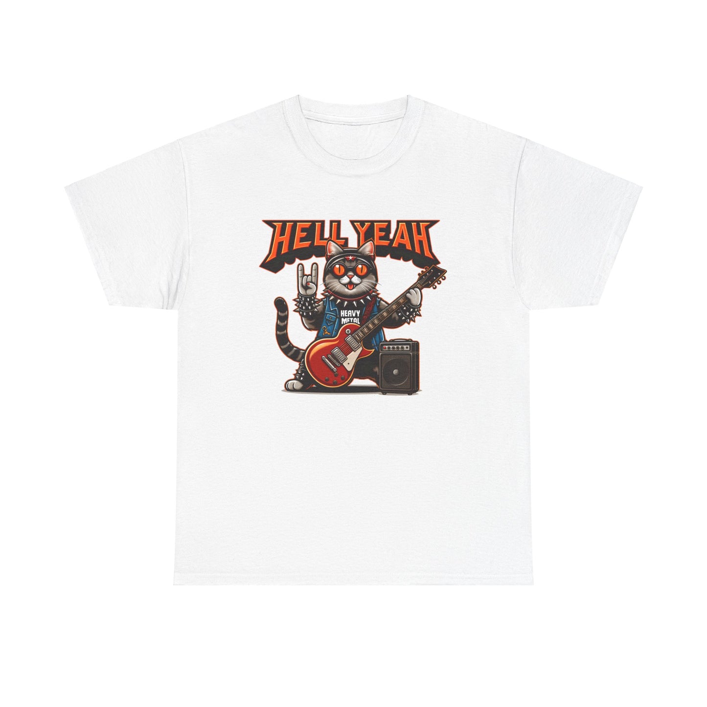 Heavy Metal Cat Unisex T-shirt