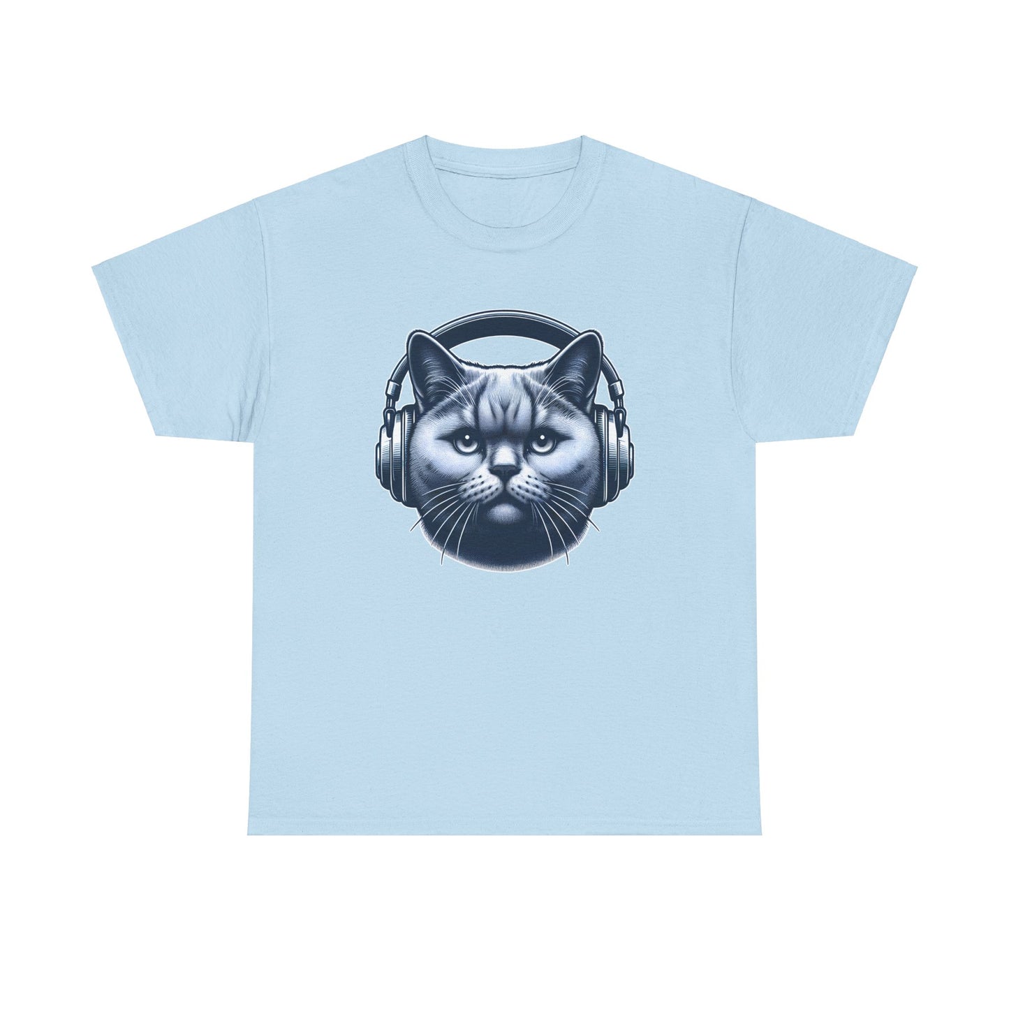 Headphones Cat T-Shirt