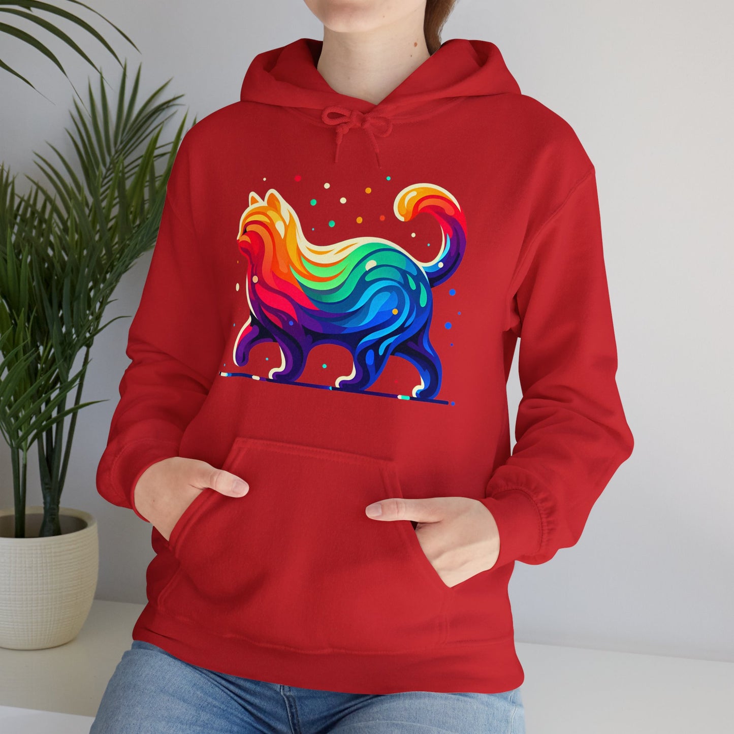 Rainbow Mood Gender-Neutral Hoodie