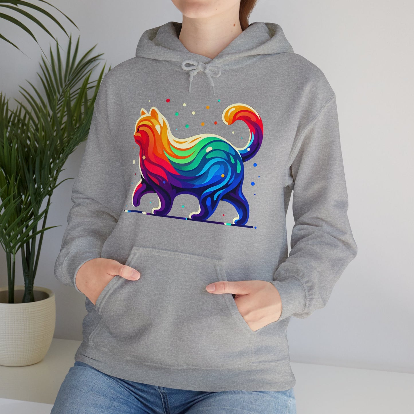 Rainbow Mood Gender-Neutral Hoodie