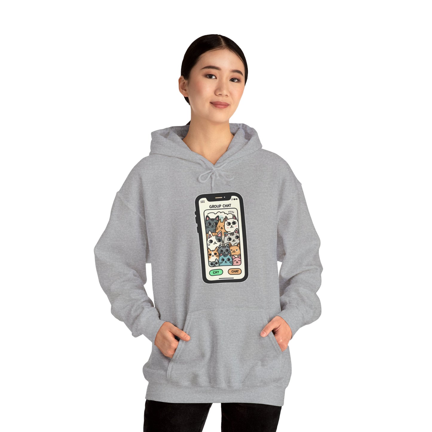 Group Chat Gender-Neutral Hoodie