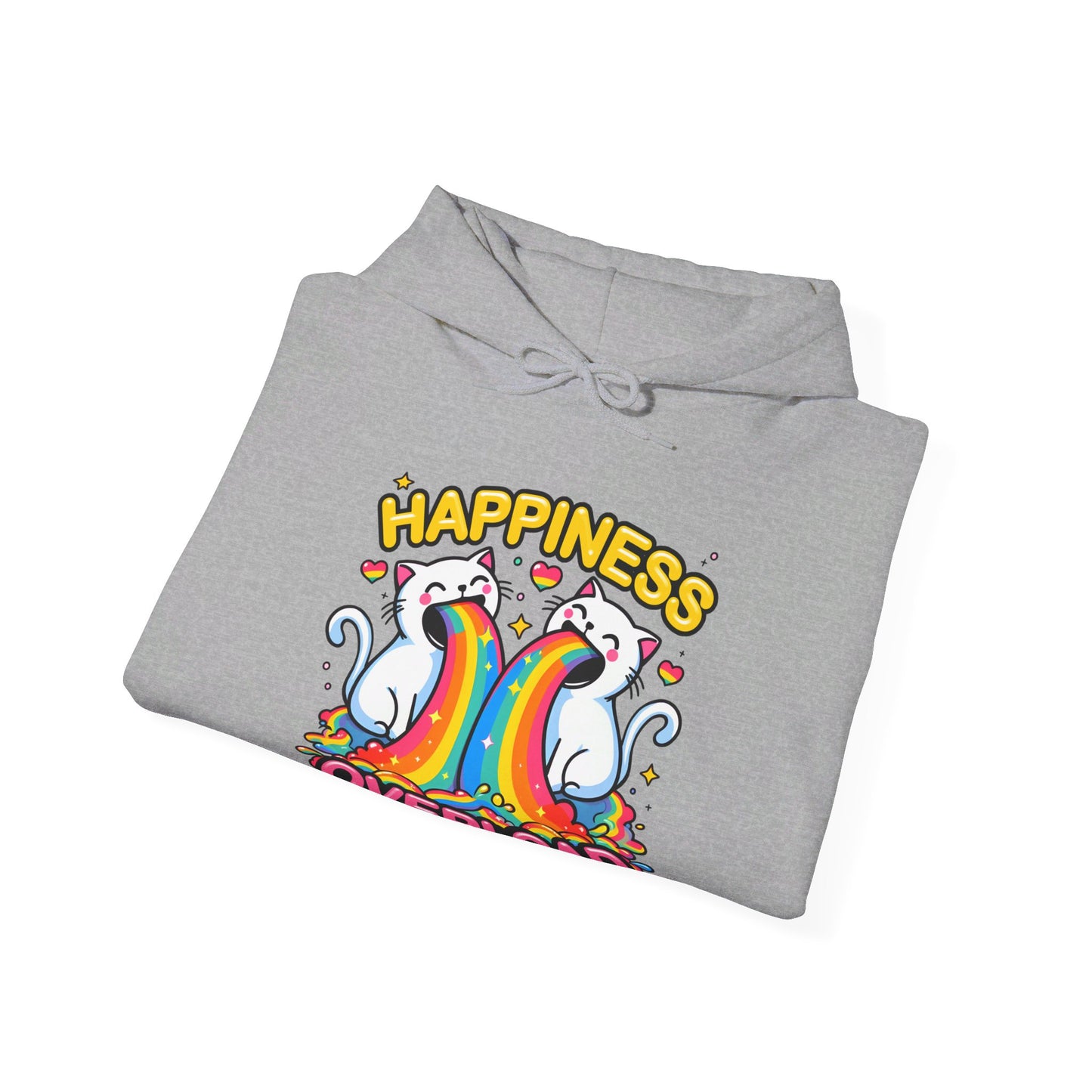 Happiness Overload Gender-Neutral Hoodie