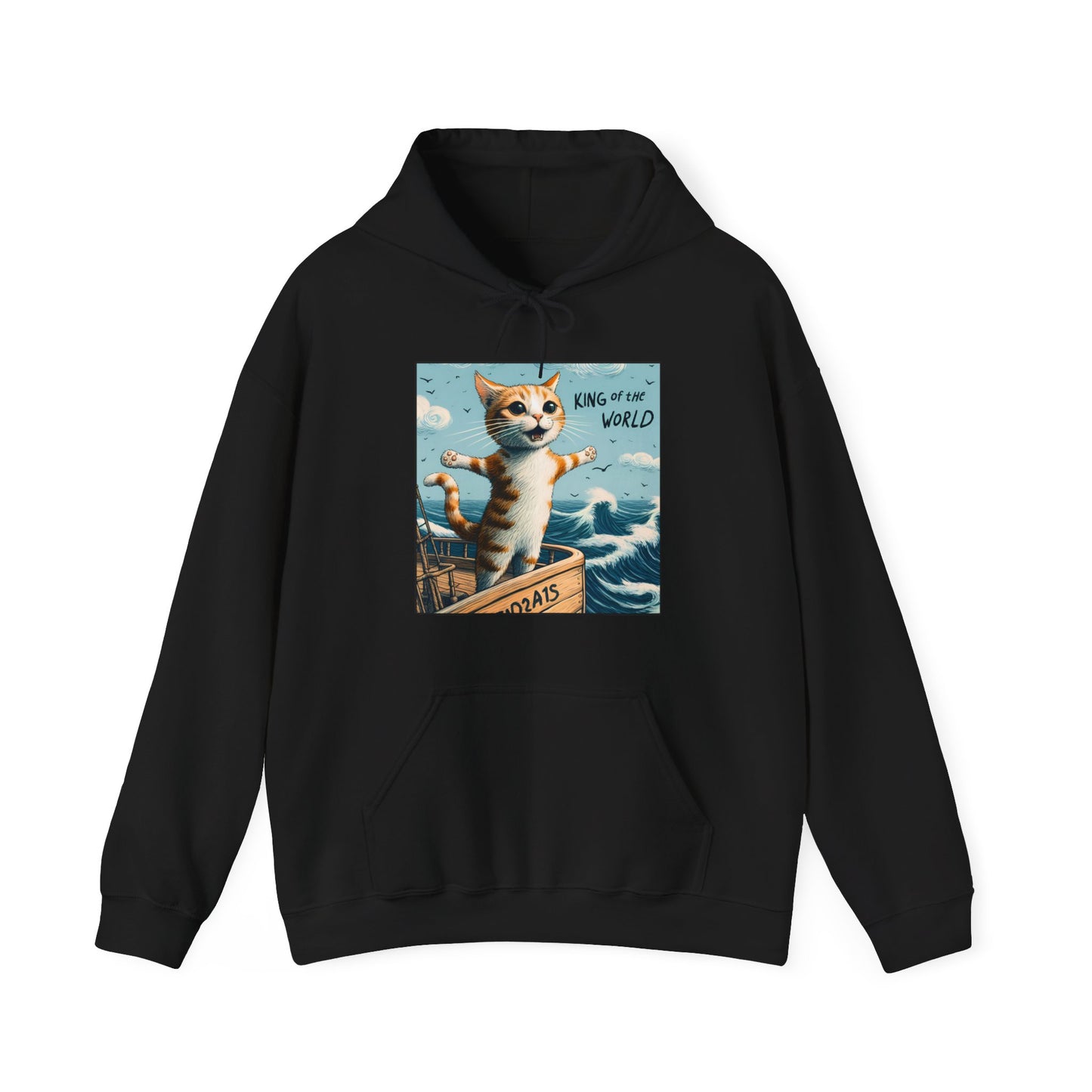 King of the World Gender-Neutral Hoodie