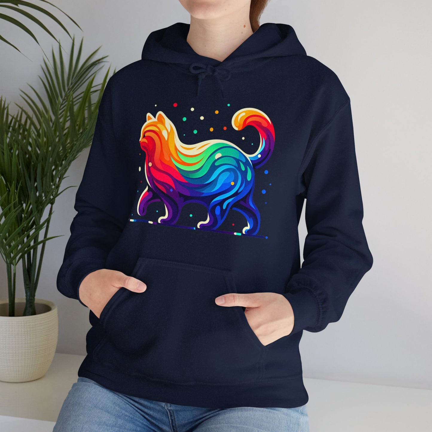 Rainbow Mood Gender-Neutral Hoodie