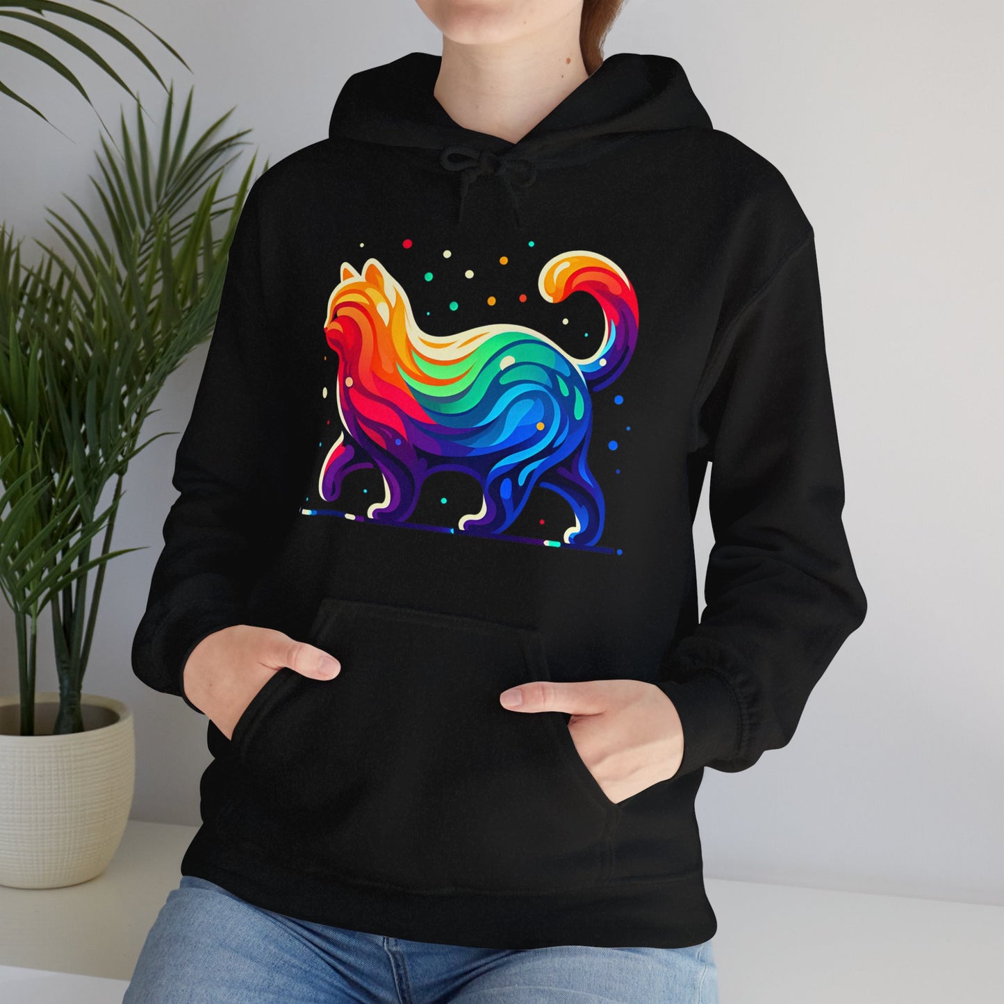 Rainbow Mood Gender-Neutral Hoodie