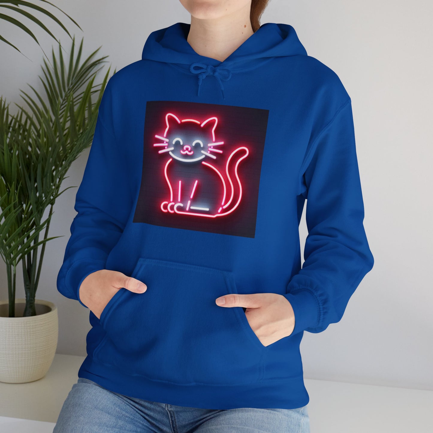 Neon Cat Hoodie