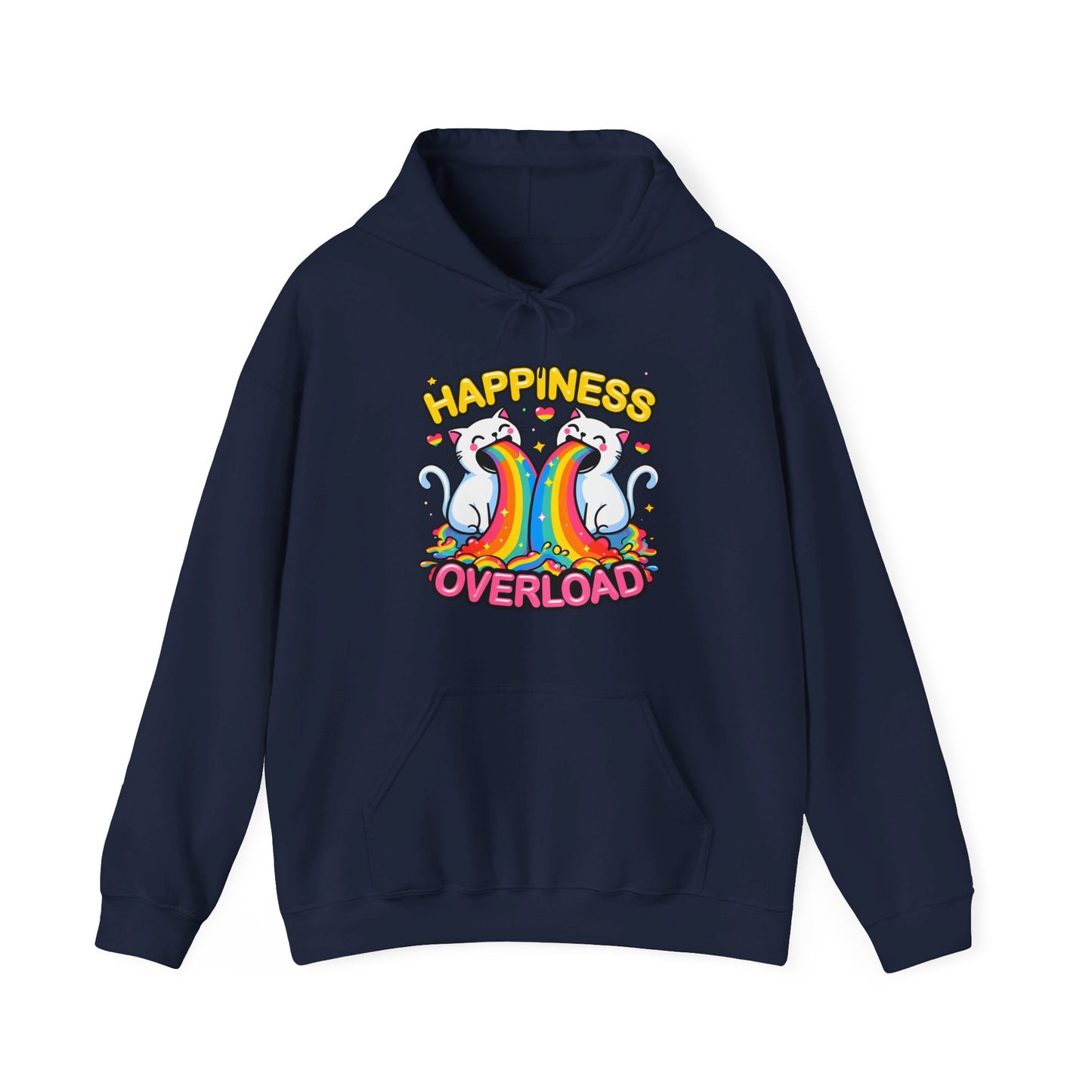 Happiness Overload Gender-Neutral Hoodie