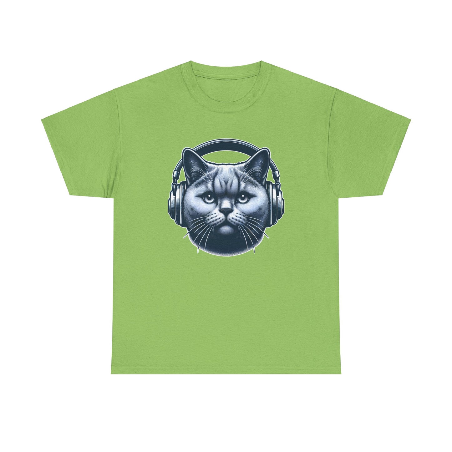 Headphones Cat T-Shirt