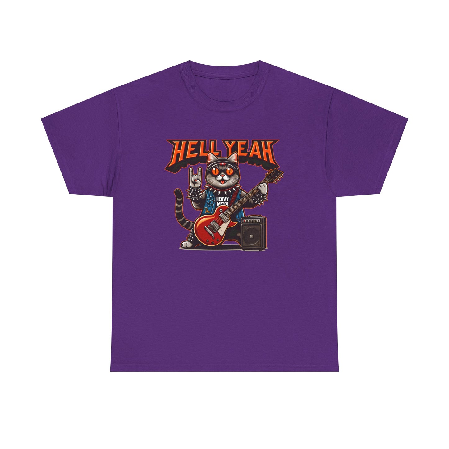 Heavy Metal Cat Unisex T-shirt