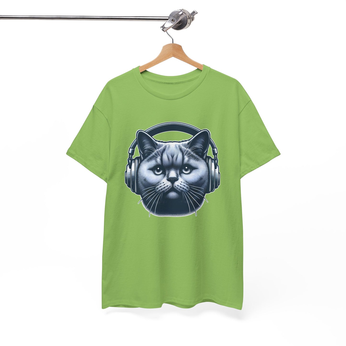 Headphones Cat T-Shirt