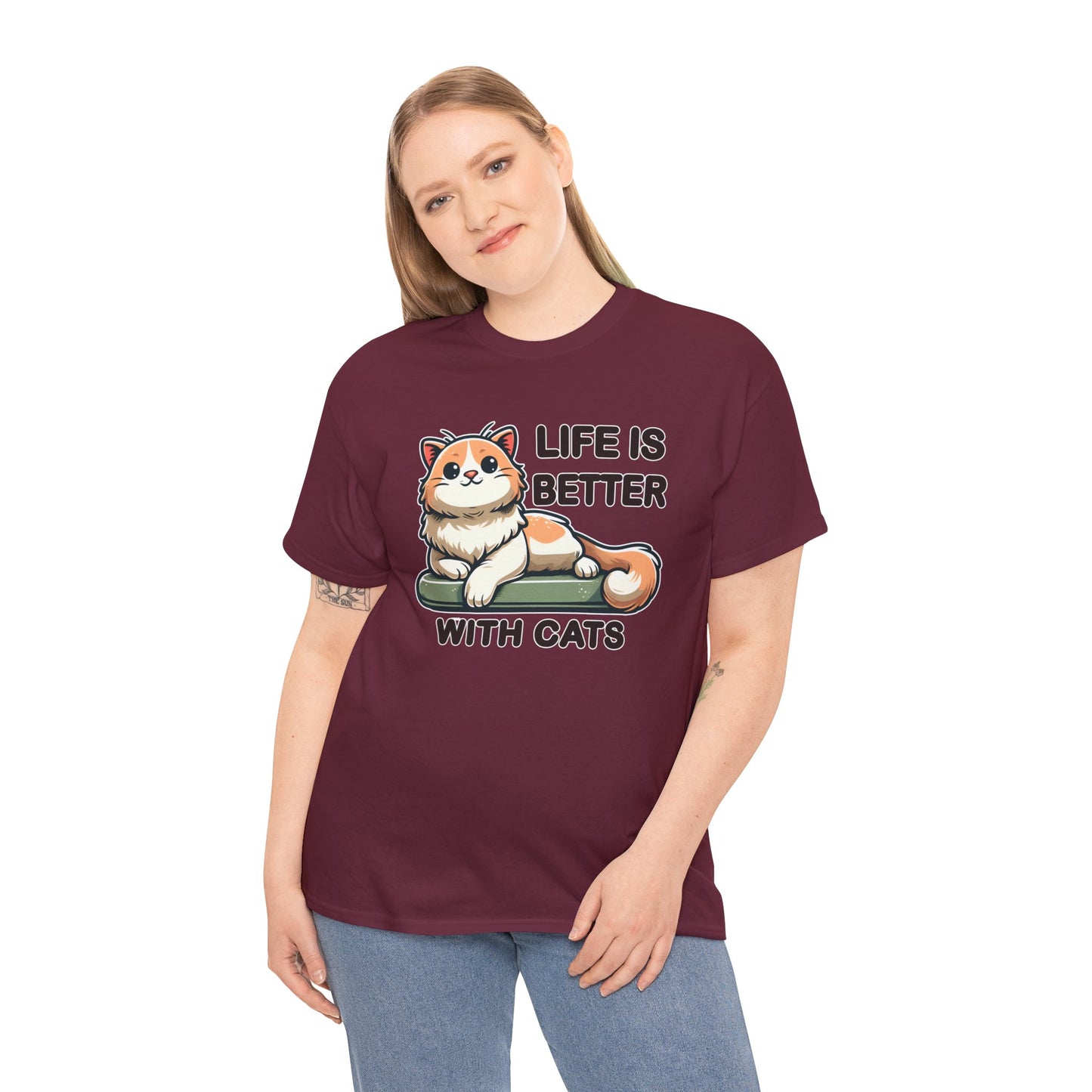 Life is Better with Cats T-Shirt
