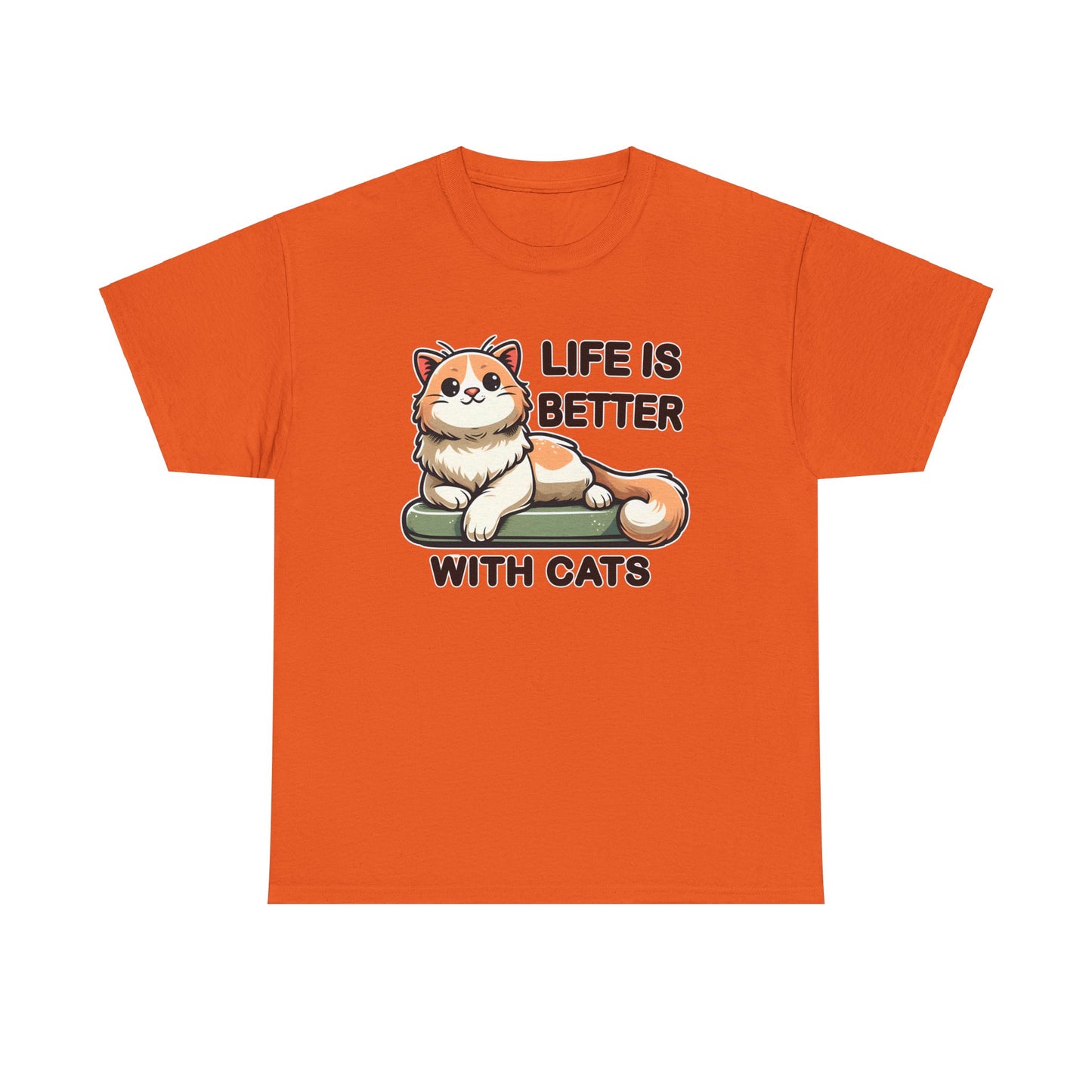 Life is Better with Cats T-Shirt