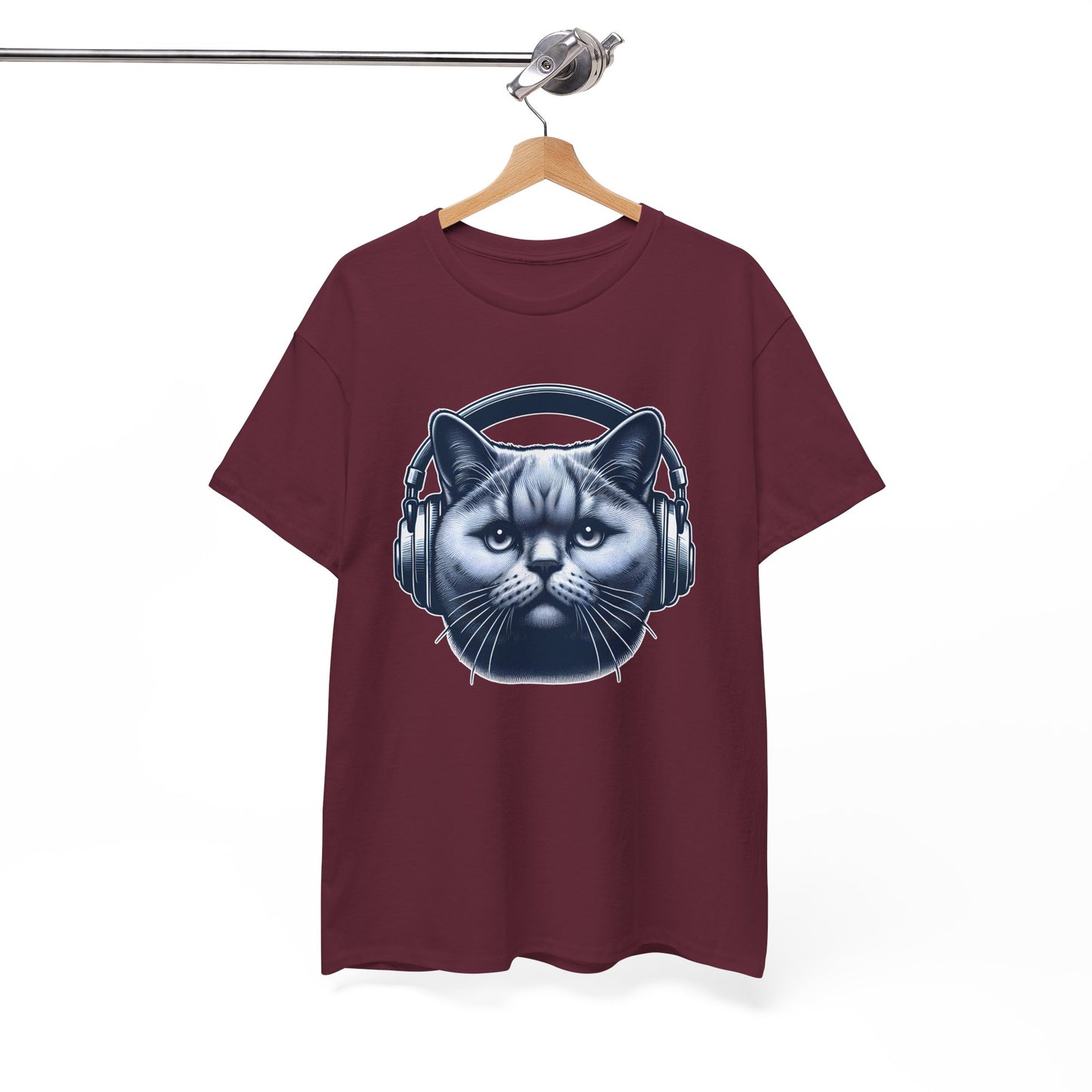 Headphones Cat T-Shirt