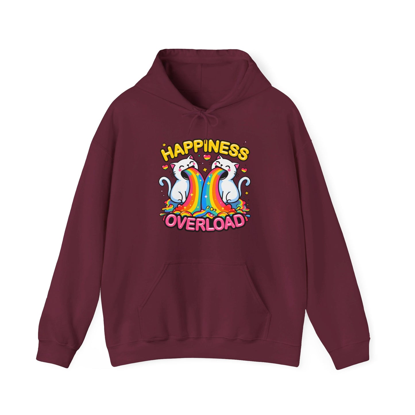 Happiness Overload Gender-Neutral Hoodie