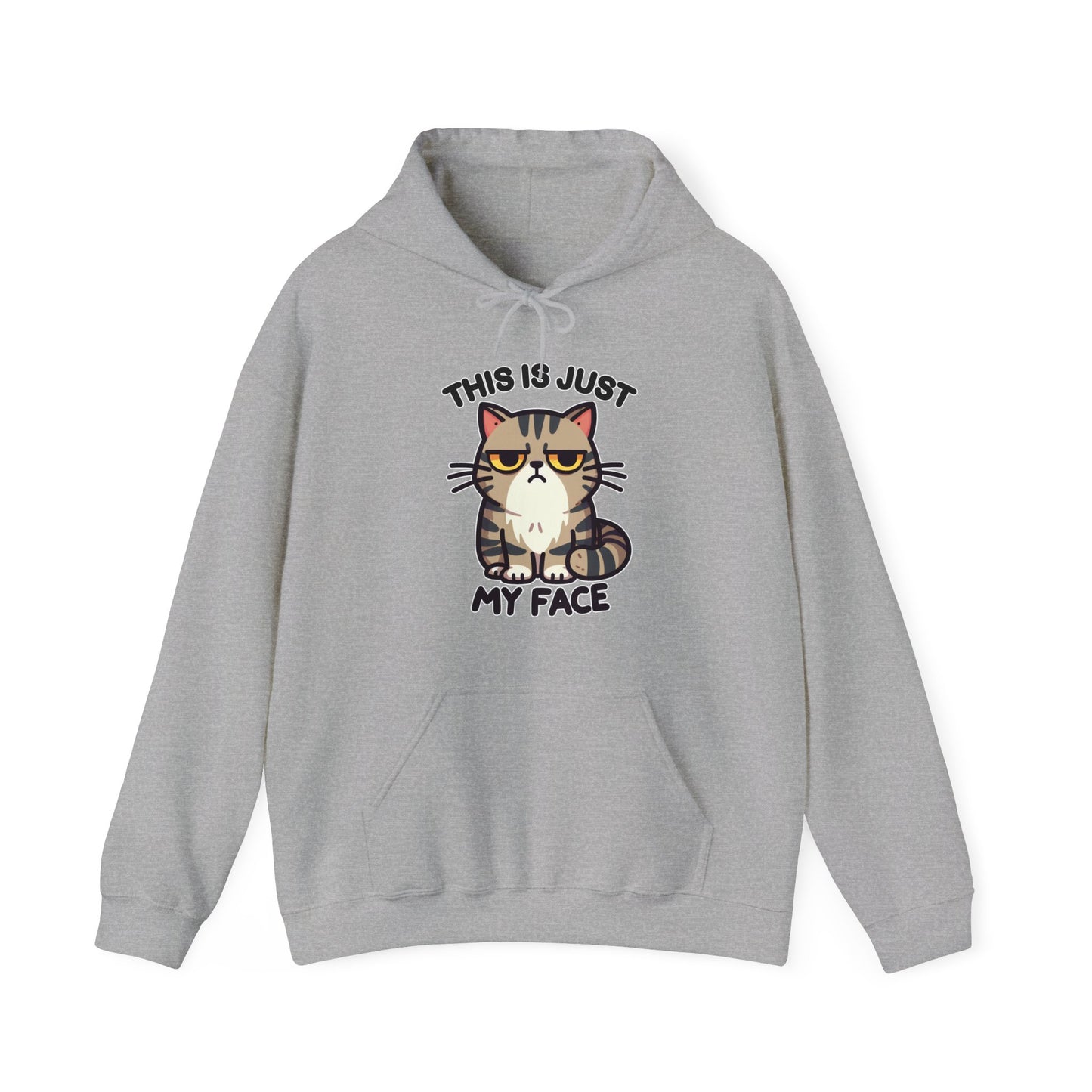 This is Just My Face Gender-Neutral Hoodie