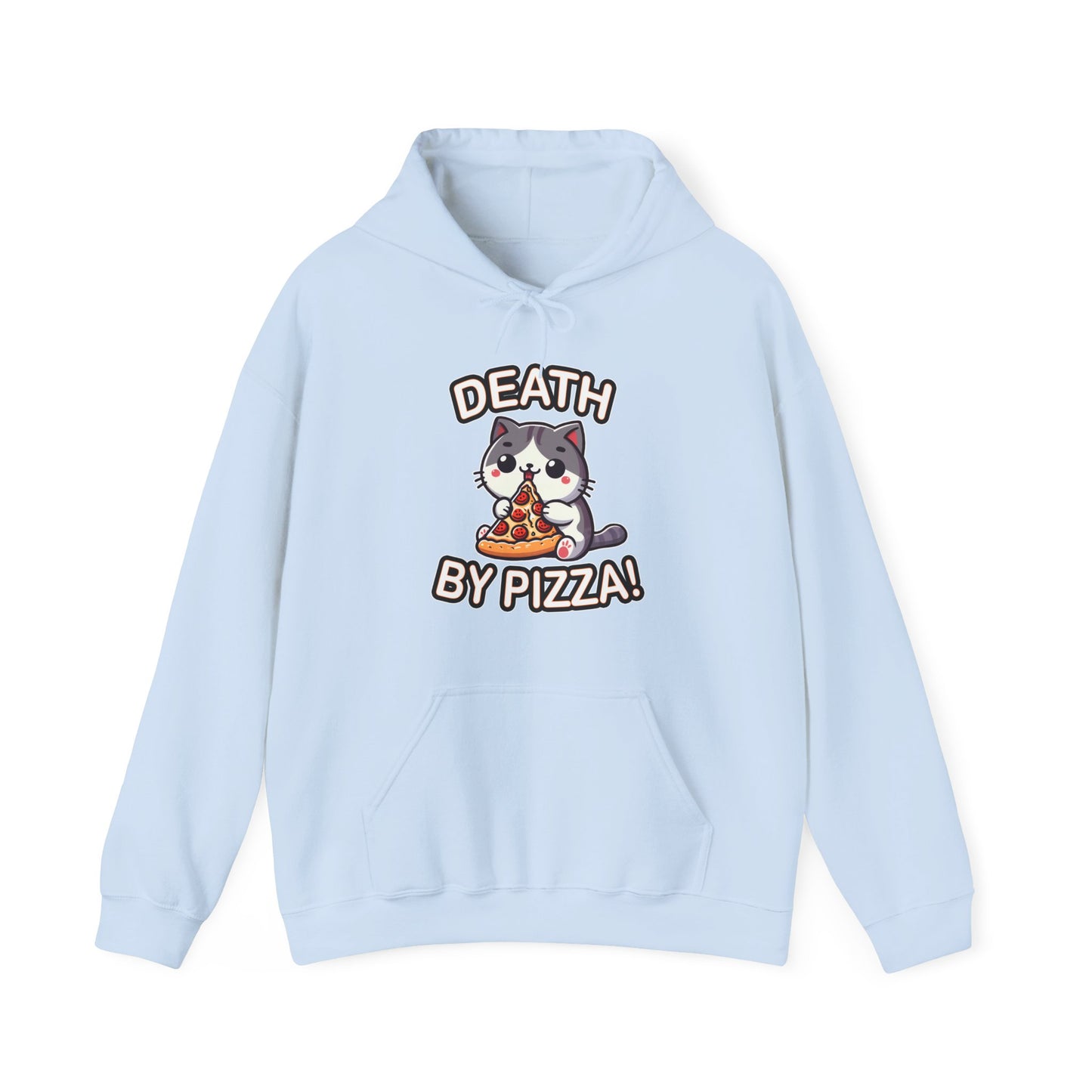 Death by Pizza Gender-Neutral Hoodie
